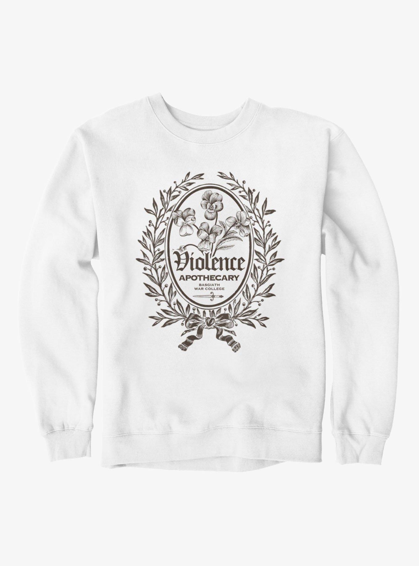 Fourth Wing The Empyrean Violence Apothecary Badge Sweatshirt