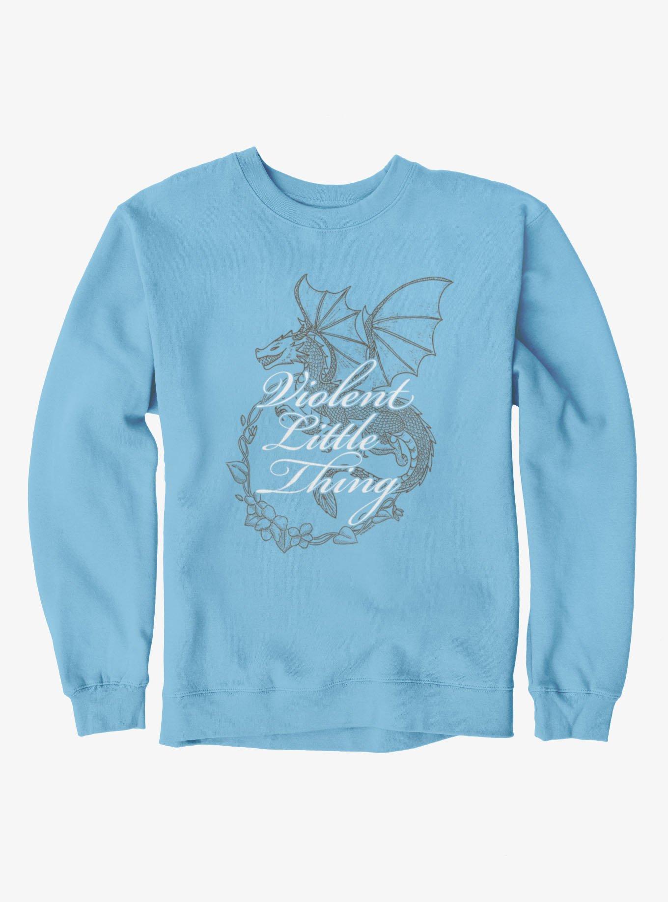 Fourth Wing The Empyrean Violent Little Thing Dragon Floral Sweatshirt, , hi-res