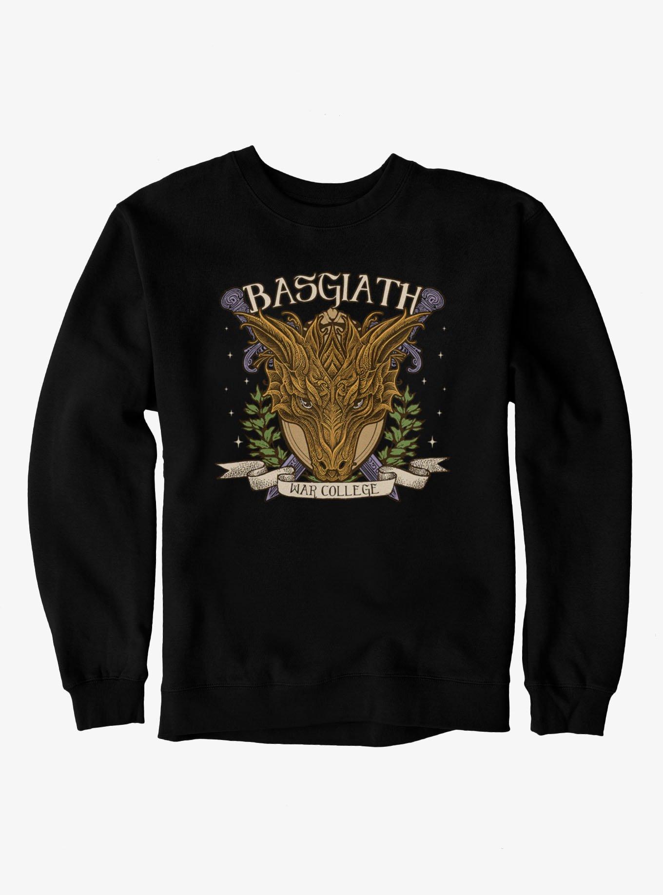 Fourth Wing The Empyrean Basgiath Sword Crossed War College Sweatshirt, , hi-res