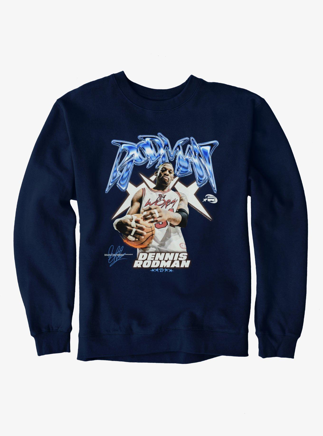 NBA Dennis Rodman The Worm 91 Sweatshirt, NAVY, hi-res view 1