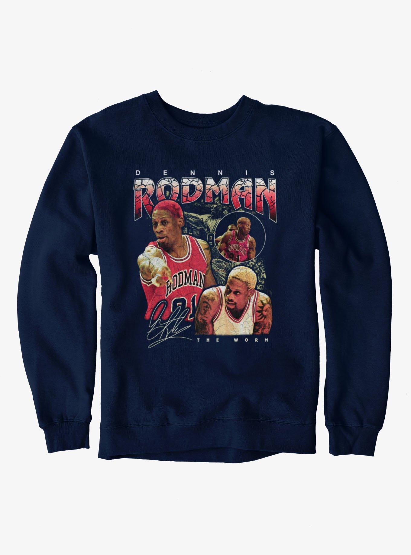 NBA Dennis Rodman Signature Collage Sweatshirt, , hi-res