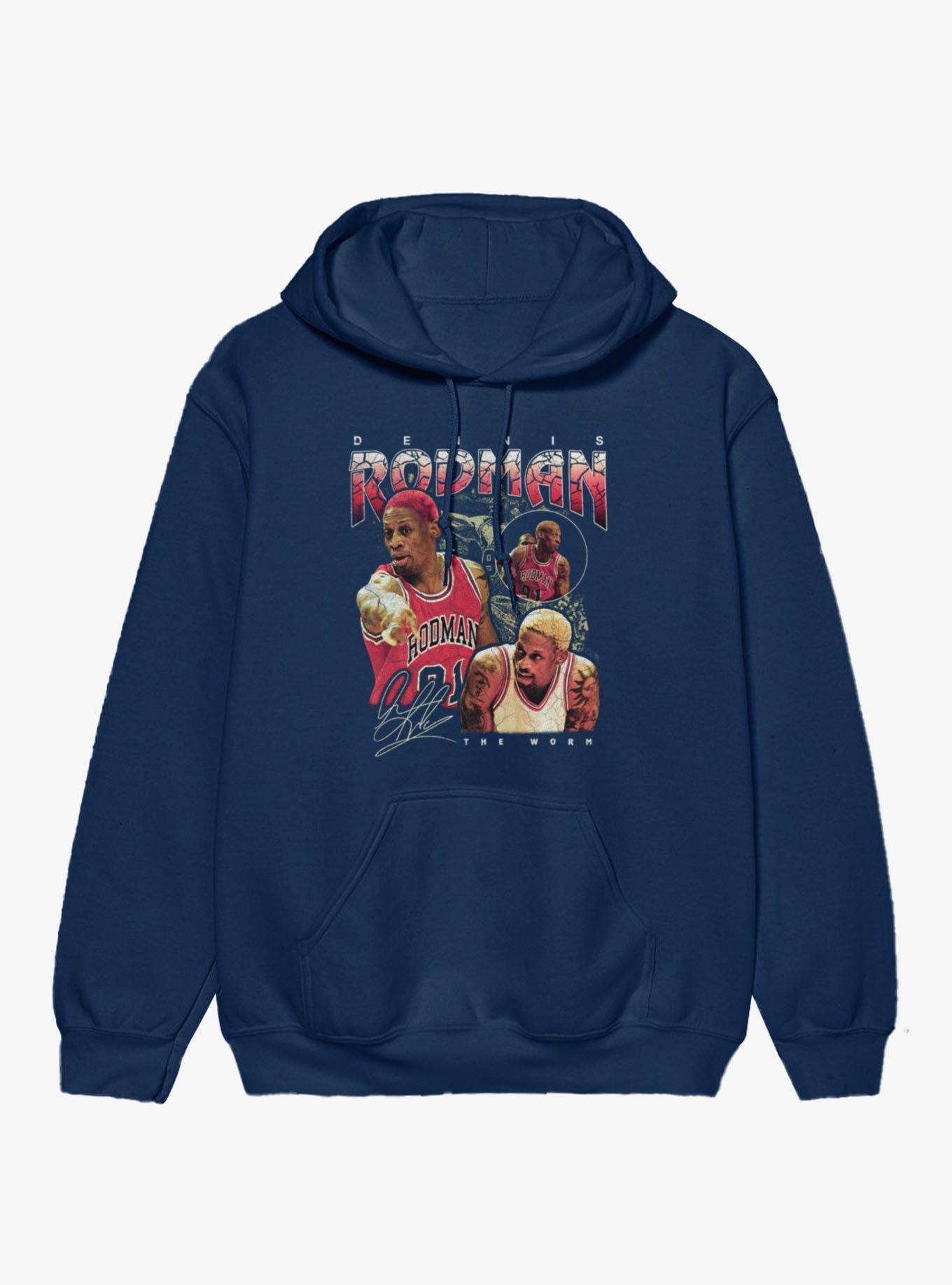 NBA Dennis Rodman Signature Collage Hoodie