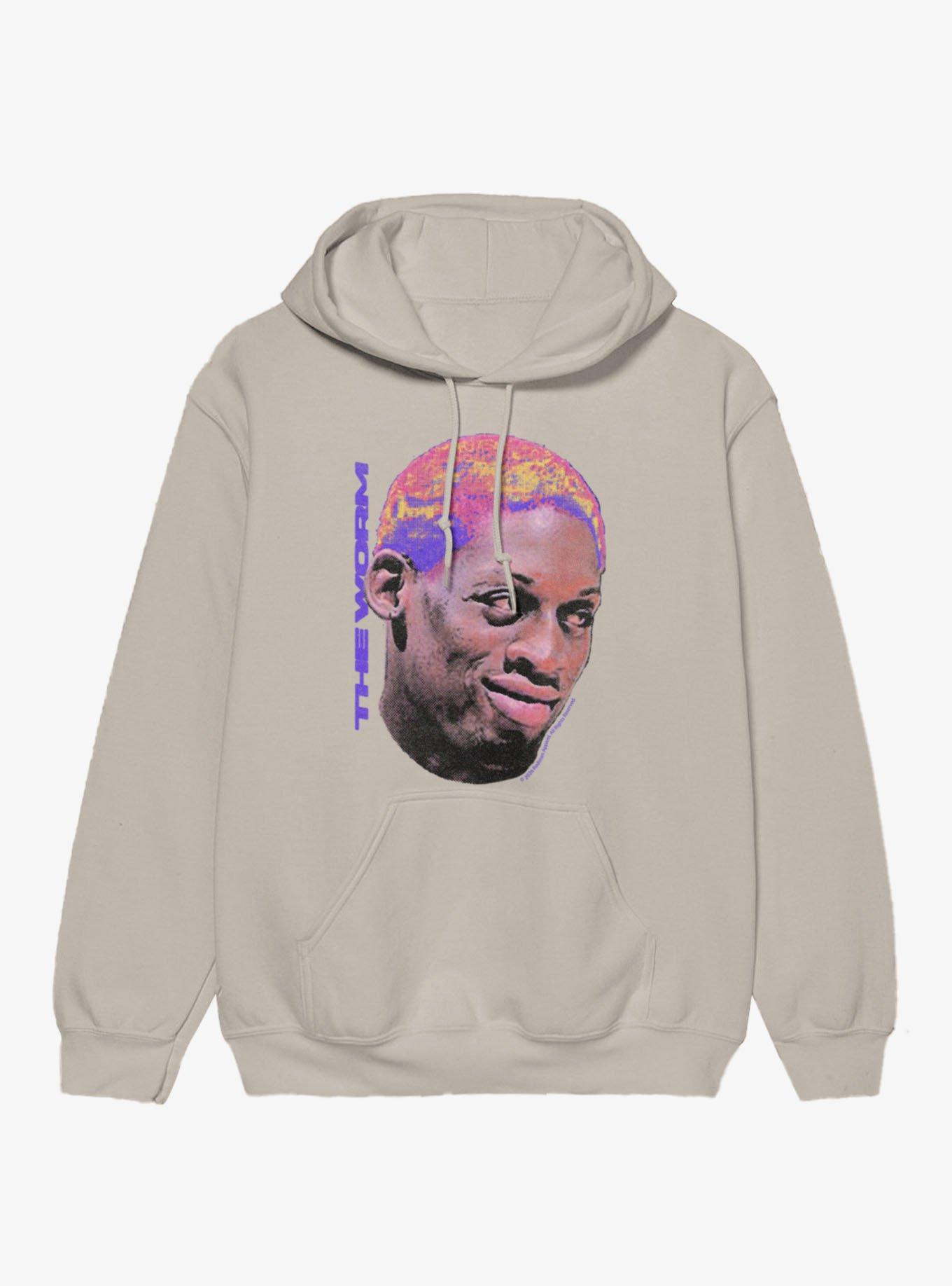 NBA Dennis Rodman The Worm Big Face Hoodie, SAND, hi-res view 1