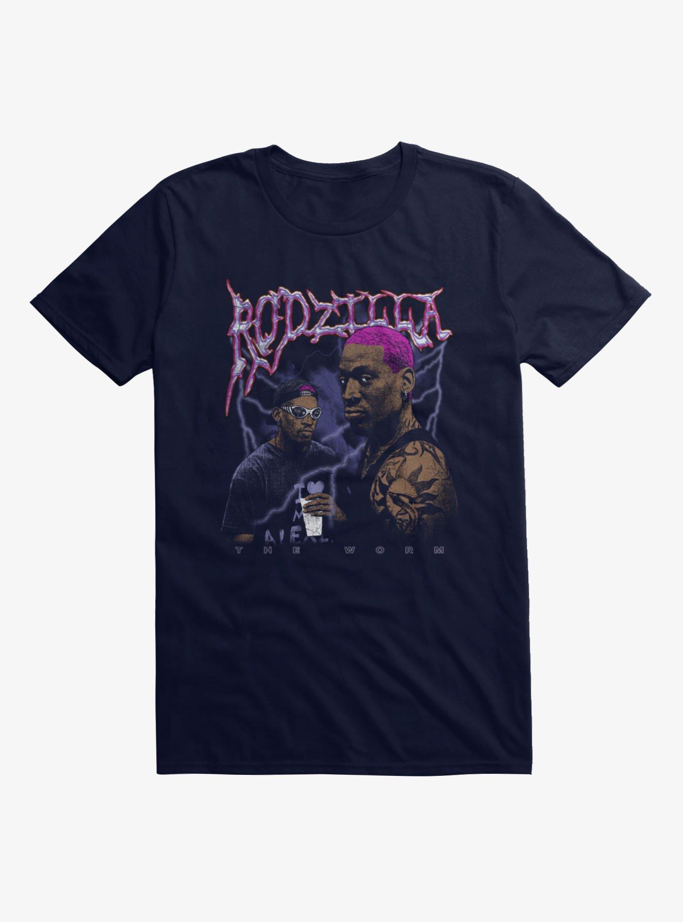 NBA Dennis Rodman Rodzilla The Worm T-Shirt