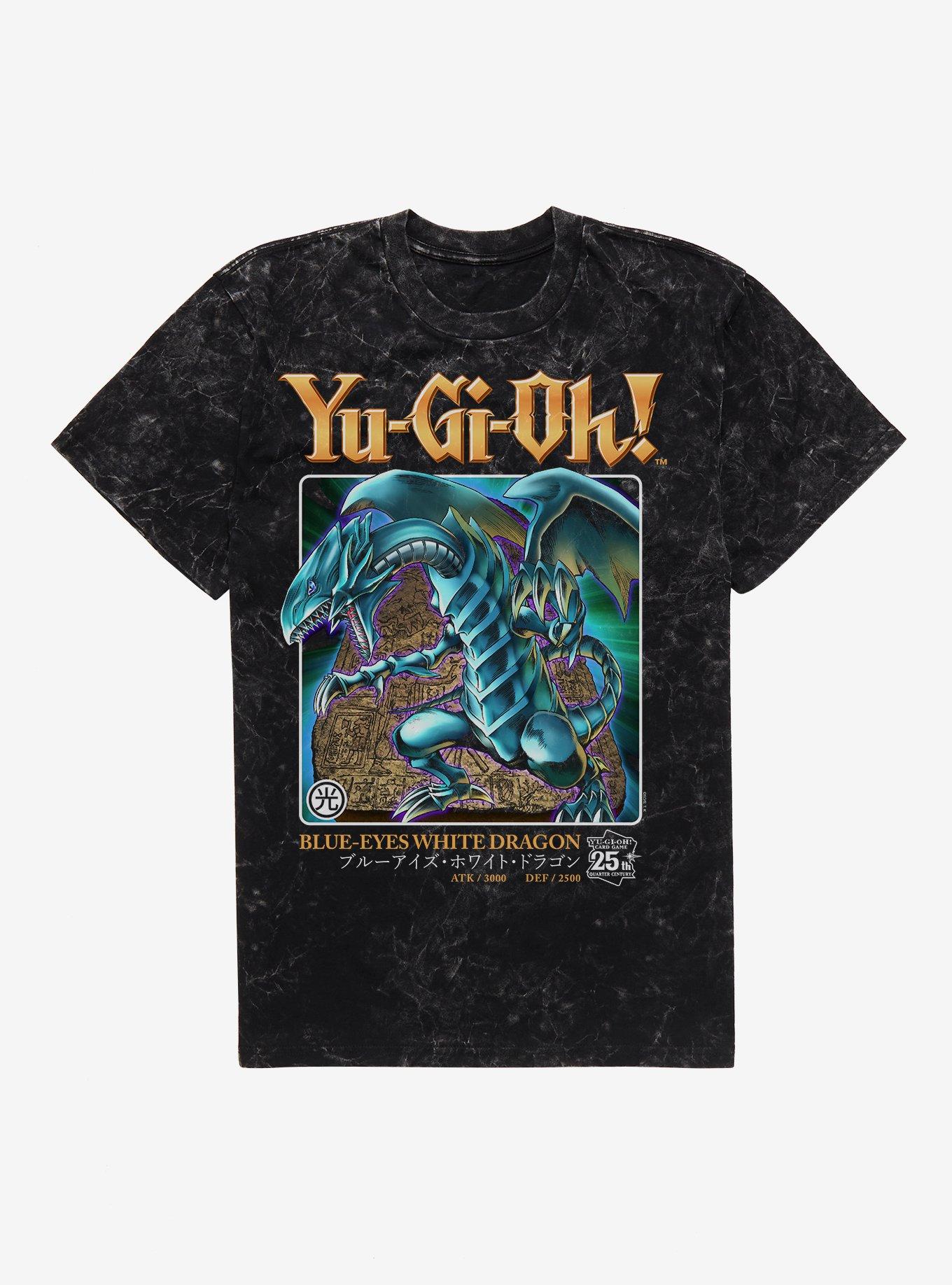 Yu-Gi-Oh! Duel Monsters Blue Eyes White Dragon 25th Anniversary Mineral Wash T-Shirt BoxLunch Exclusive