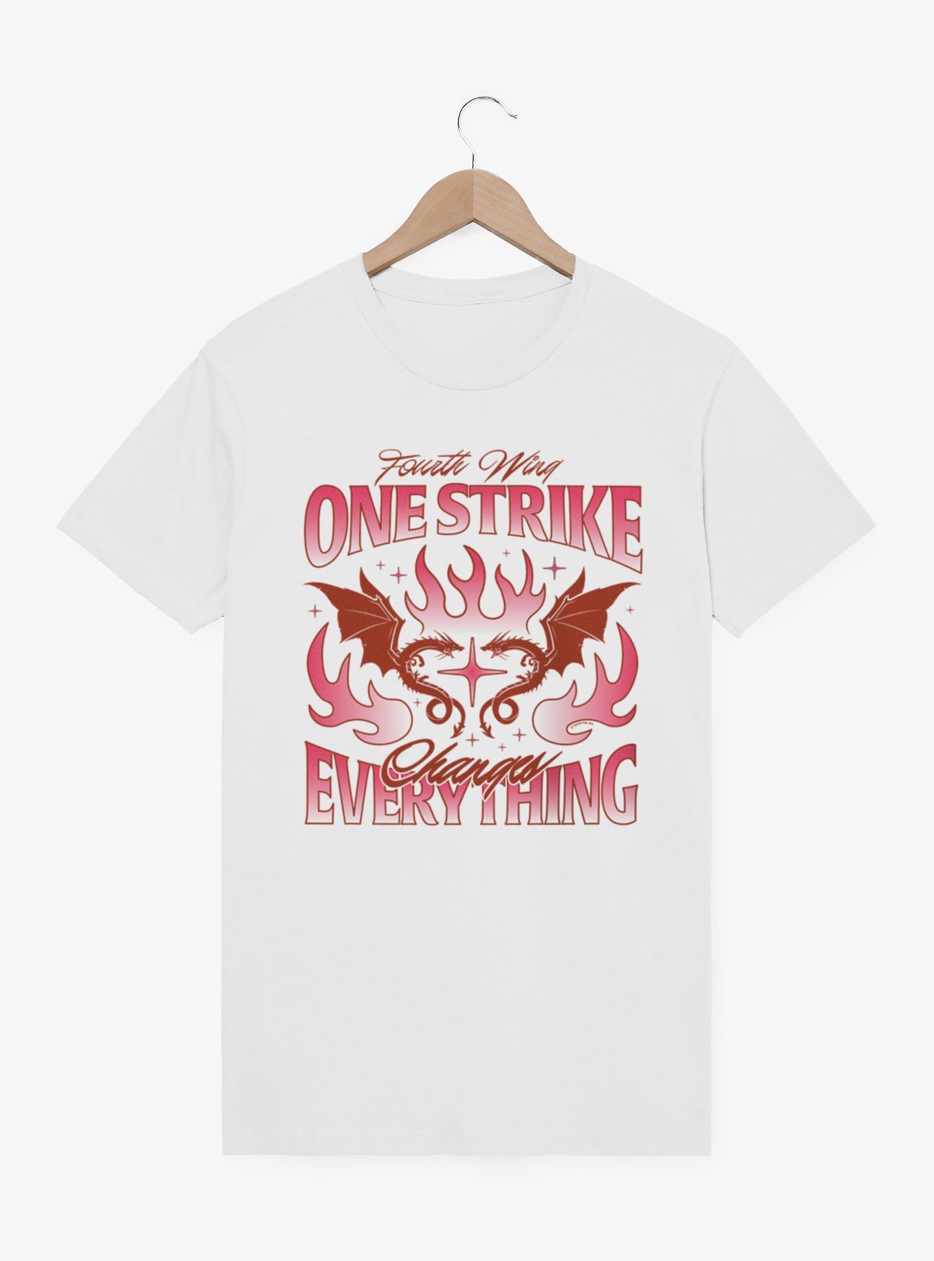 Fourth Wing The Empyrean One Strike Changes Everything T-Shirt, , hi-res