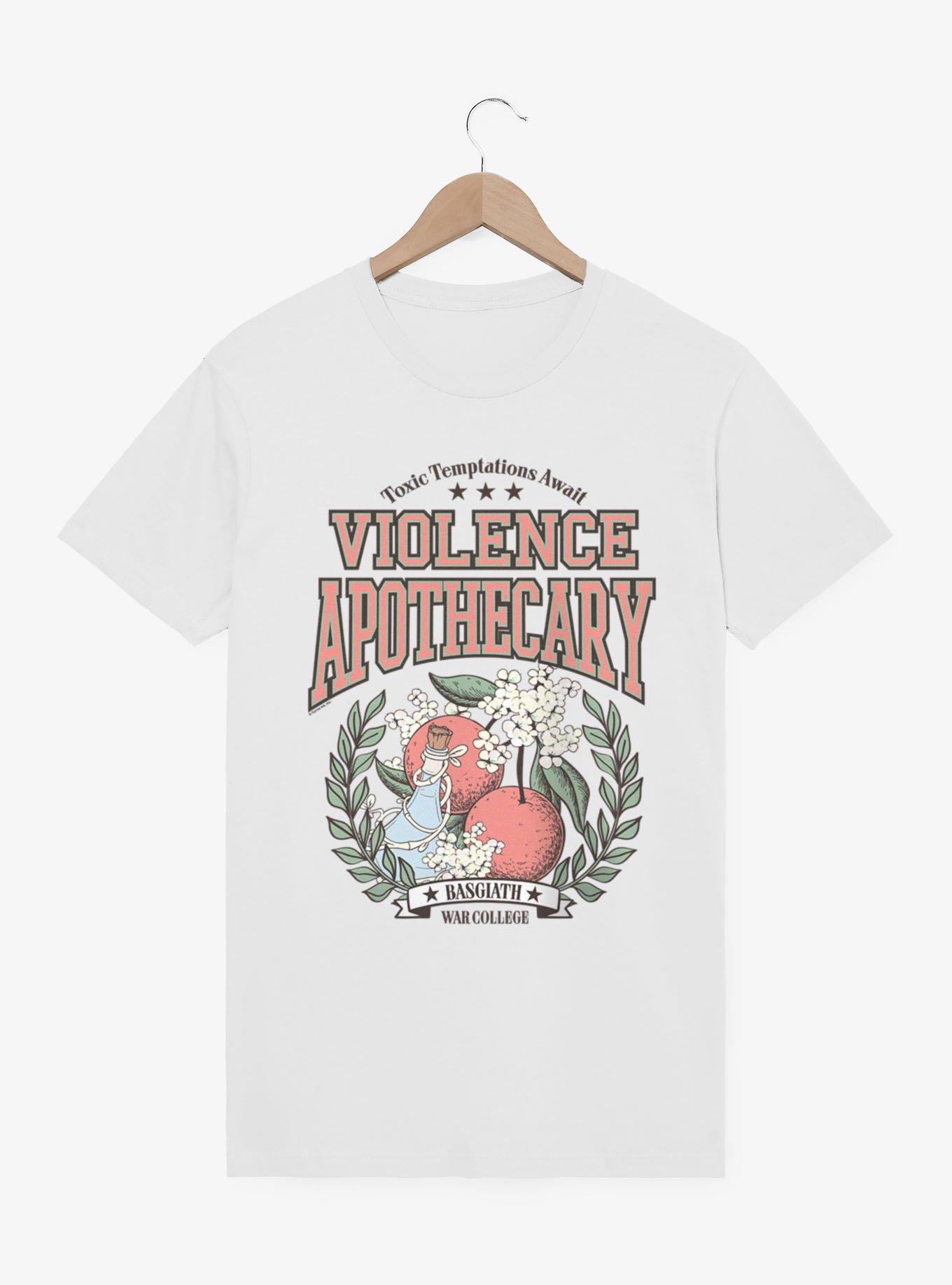 Fourth Wing The Empyrean Violence Apothecary Pastel Vintage T-Shirt, , hi-res