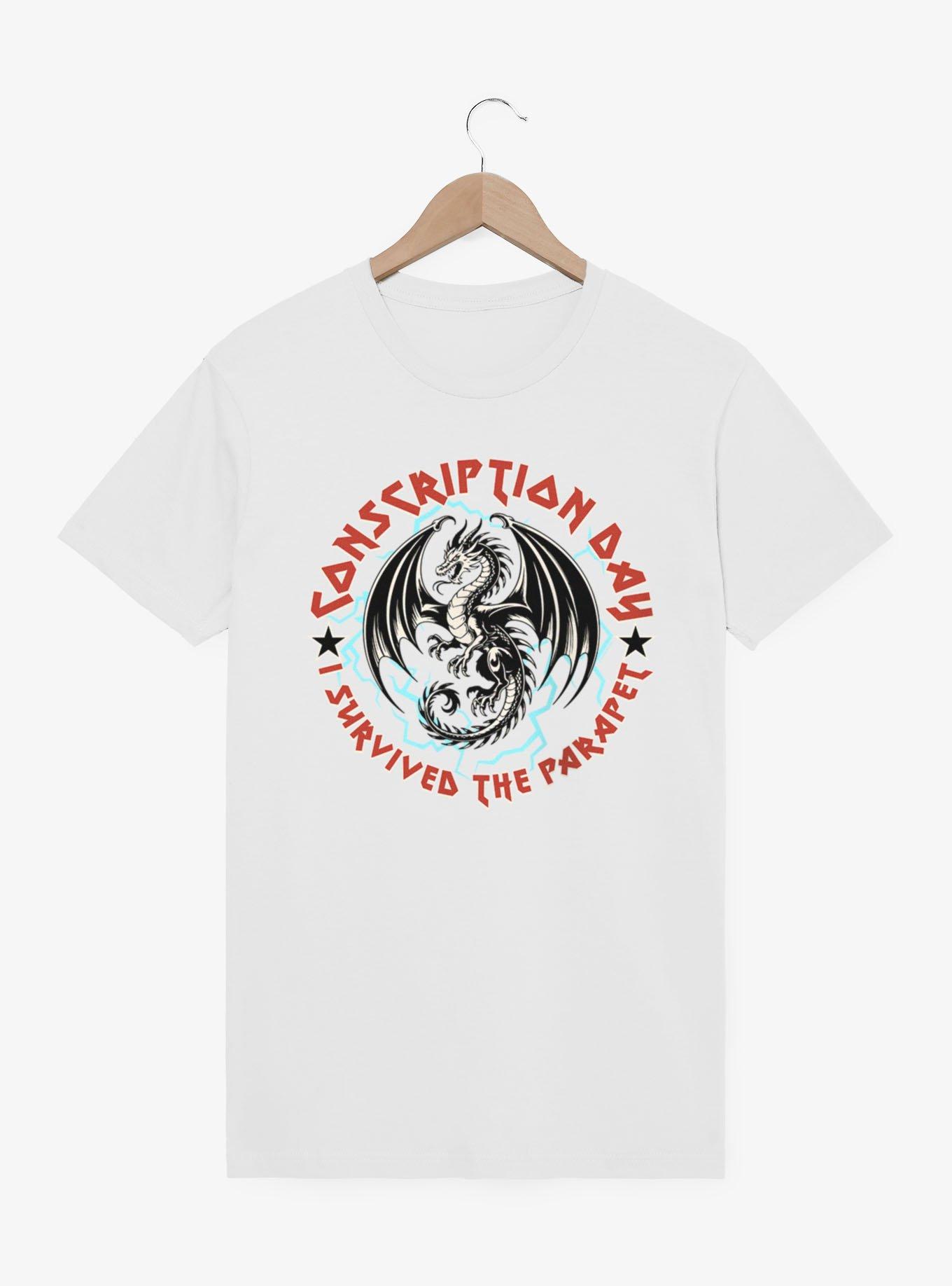 Fourth Wing The Empyrean Conscription Day I Survived T-Shirt, , hi-res