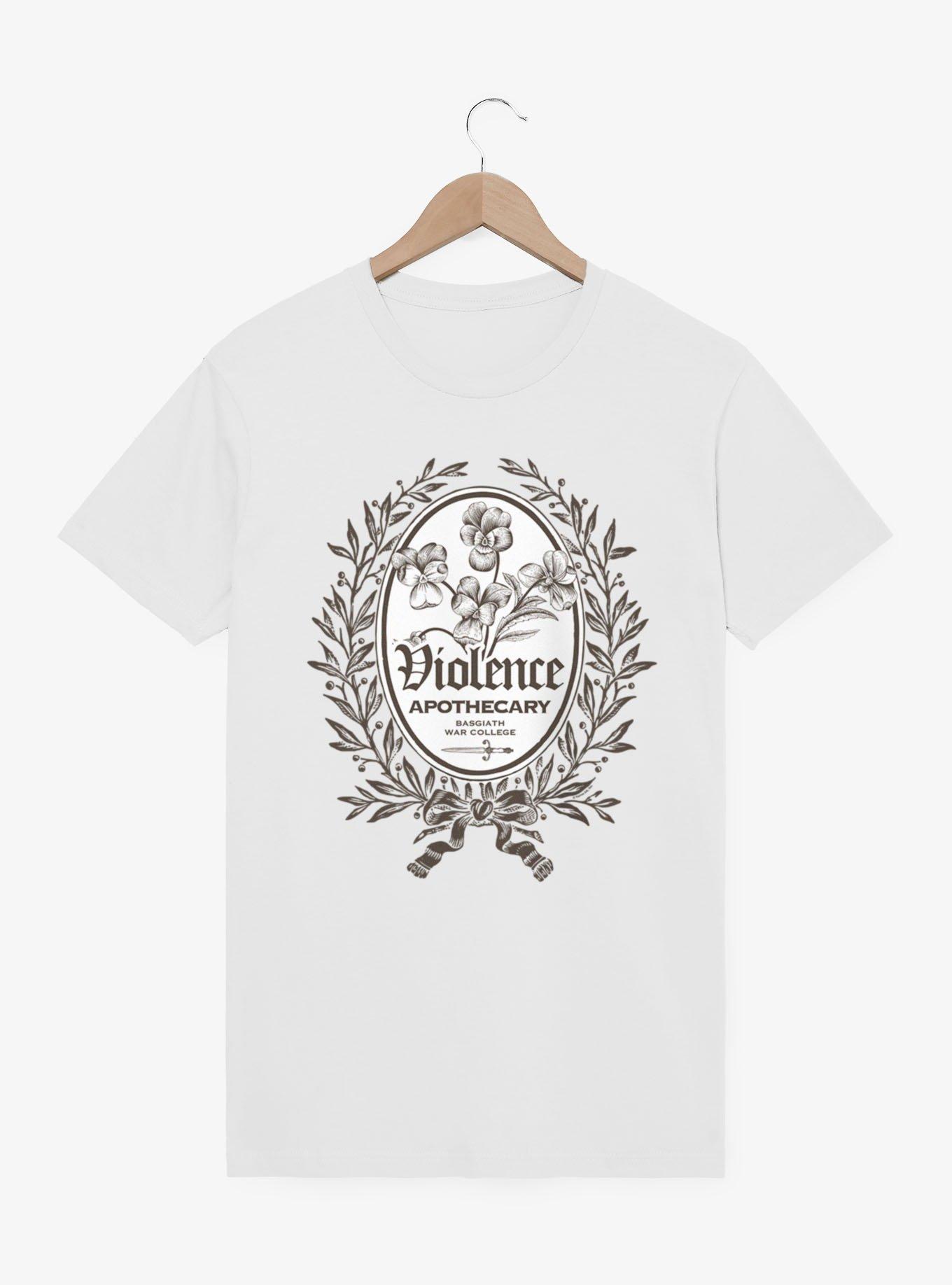 Fourth Wing The Empyrean Violence Apothecary Badge T-Shirt, , hi-res