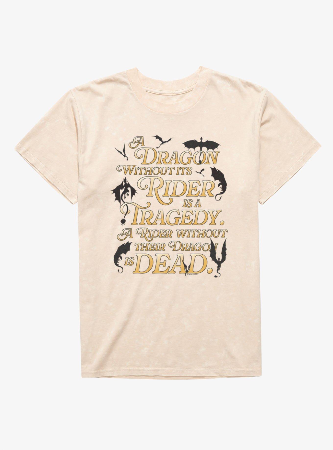 Fourth Wing The Empyrean Classic Quote Mineral Wash T-Shirt, , hi-res