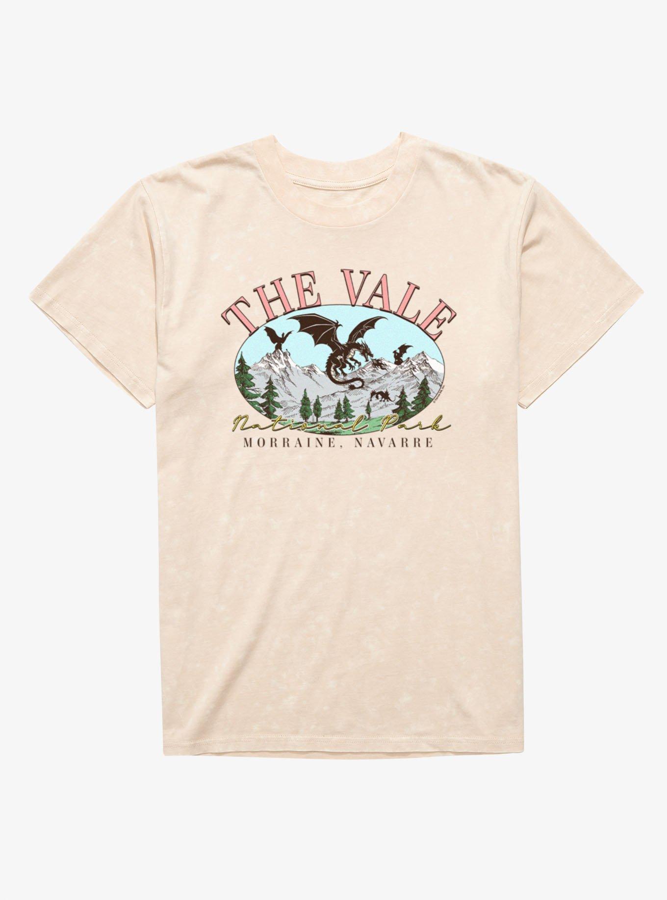 Fourth Wing The Empyrean The Vale National Park Mineral Wash T-Shirt, , hi-res