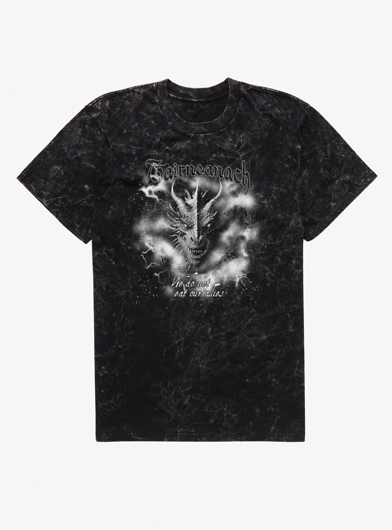 Fourth Wing The Empyrean Tairneanach Dragon Vintage Mineral Wash T-Shirt