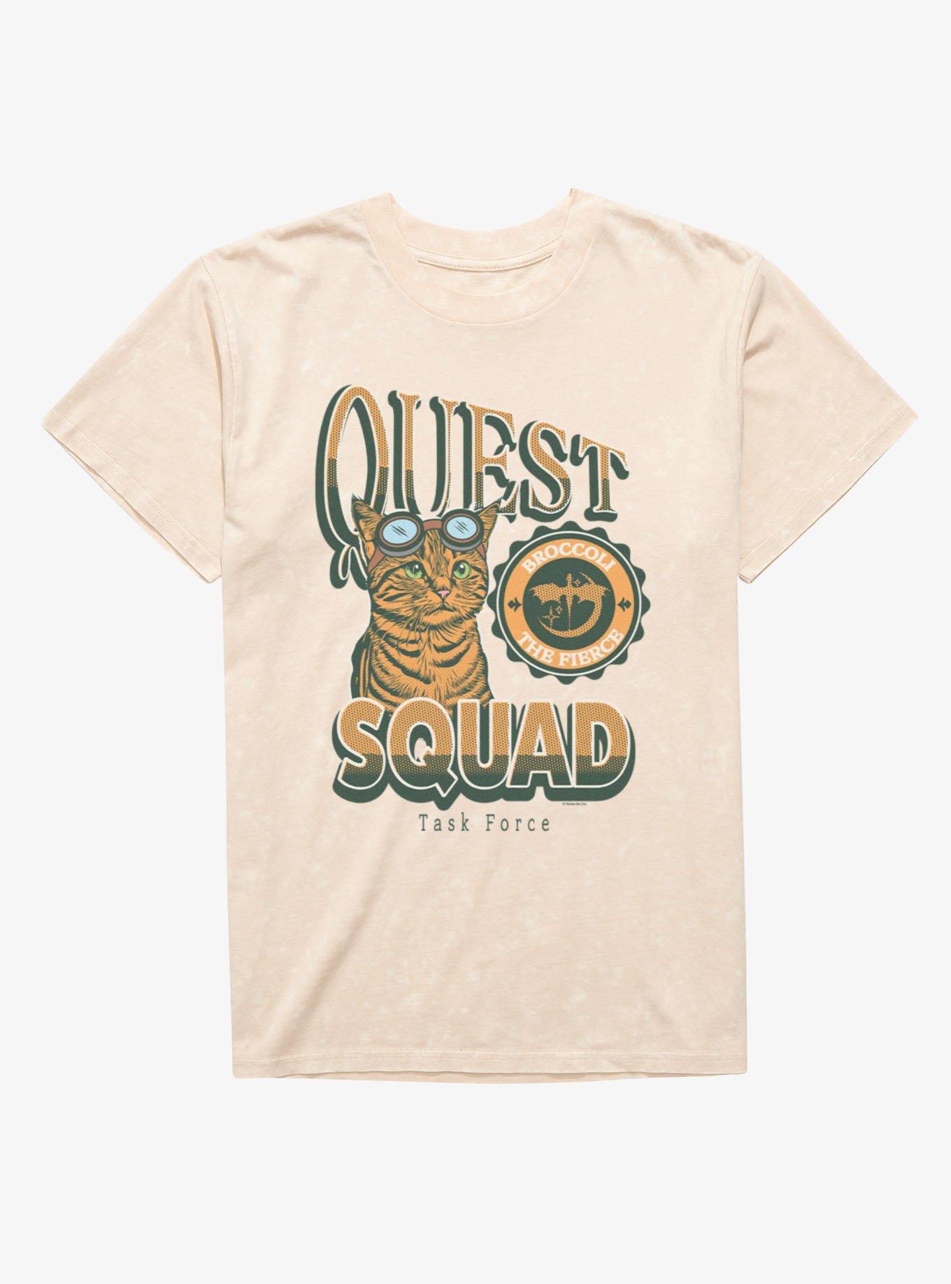 Fourth Wing The Empyrean Quest Squad Task Force Retro Mineral Wash T-Shirt, , hi-res