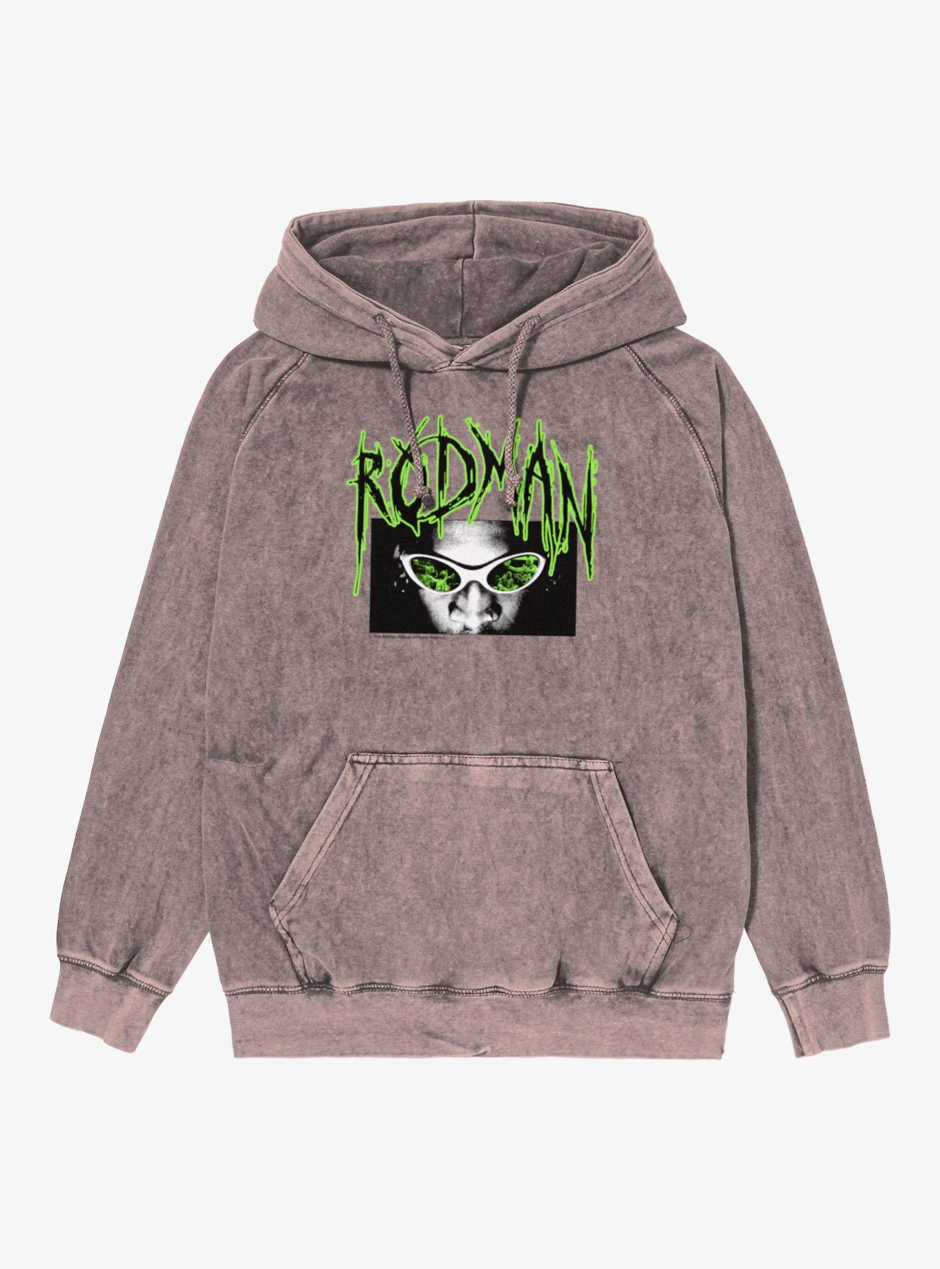 NBA Dennis Rodman Through The Lens Mineral Wash Hoodie