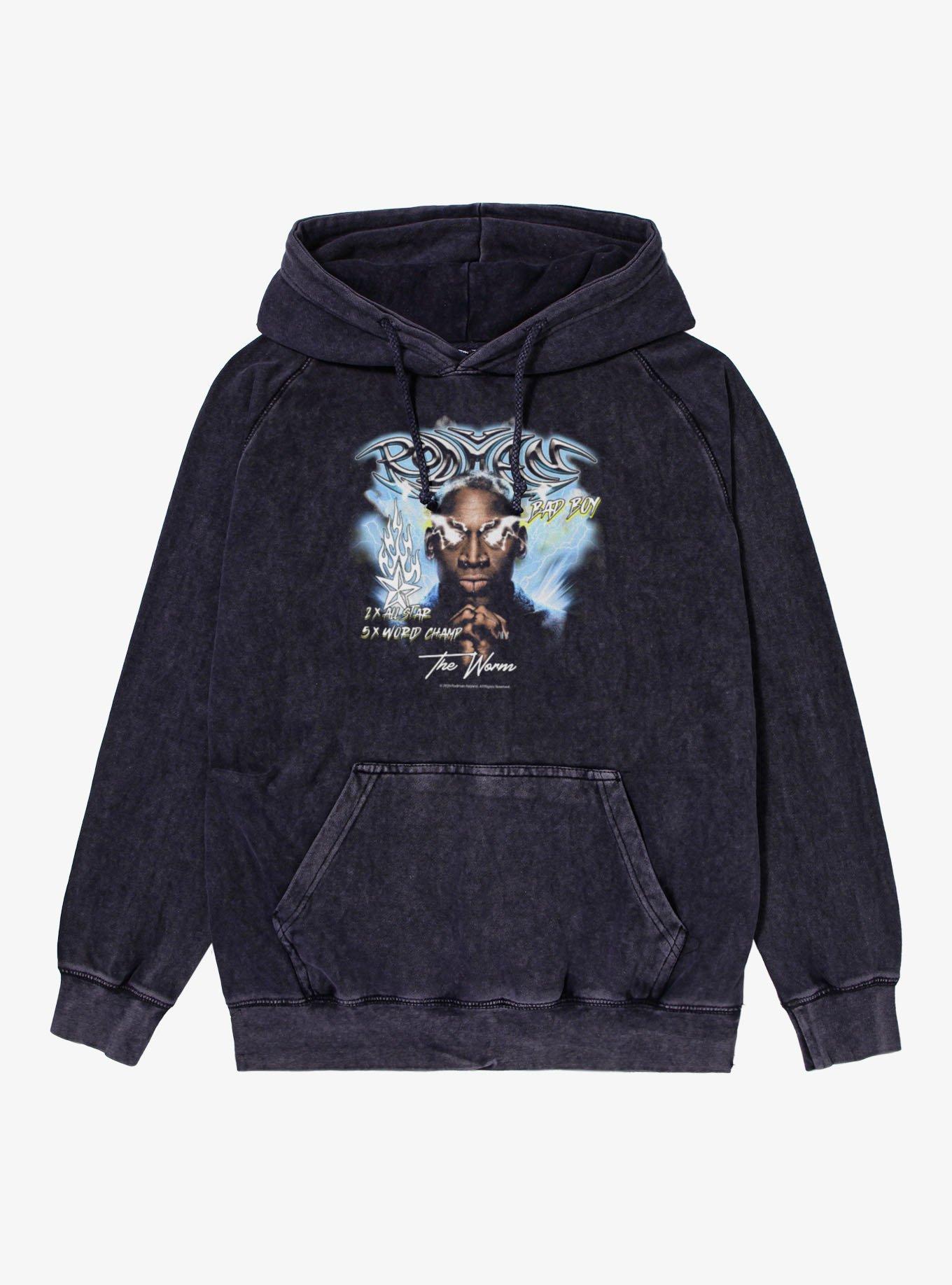 NBA Dennis Rodman Bad Boy Mineral Wash Hoodie, , hi-res