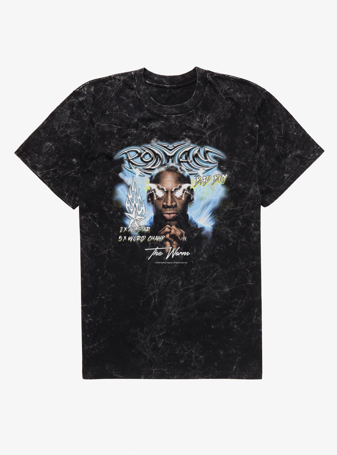 NBA Dennis Rodman Bad Boy Mineral Wash T-Shirt