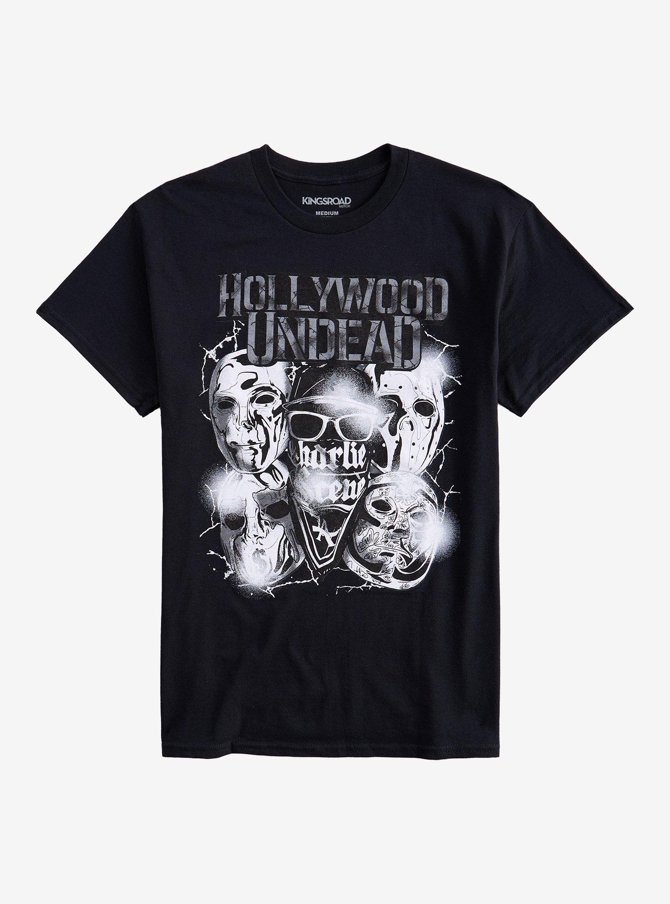 Hollywood Undead Masks Lightning T-Shirt