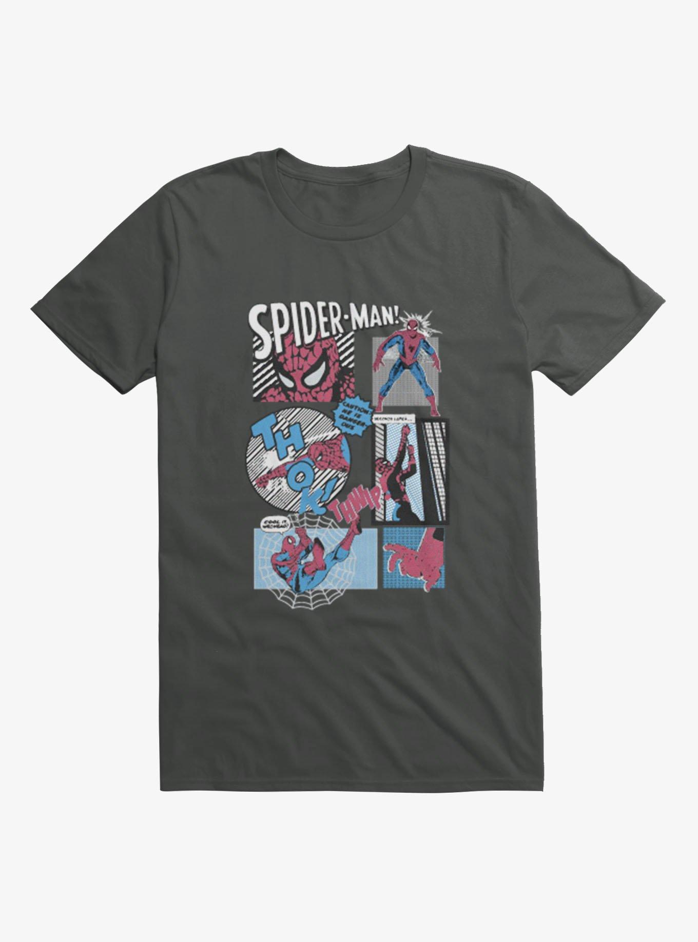 Marvel Spider-Man Thwip Scene Vintage T-Shirt