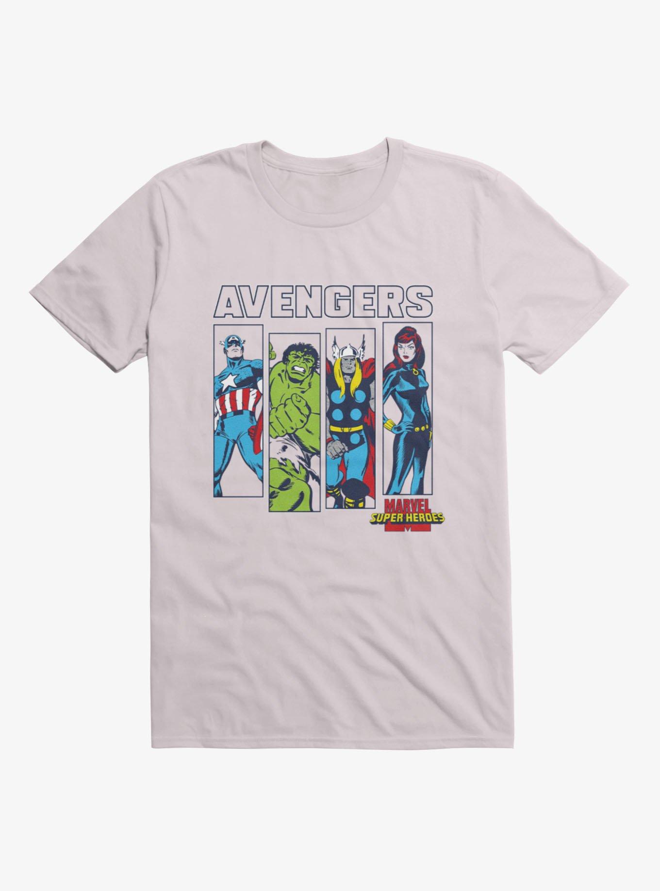 Marvel Comics Retro Avengers Super Heroes Classic T-Shirt, , hi-res