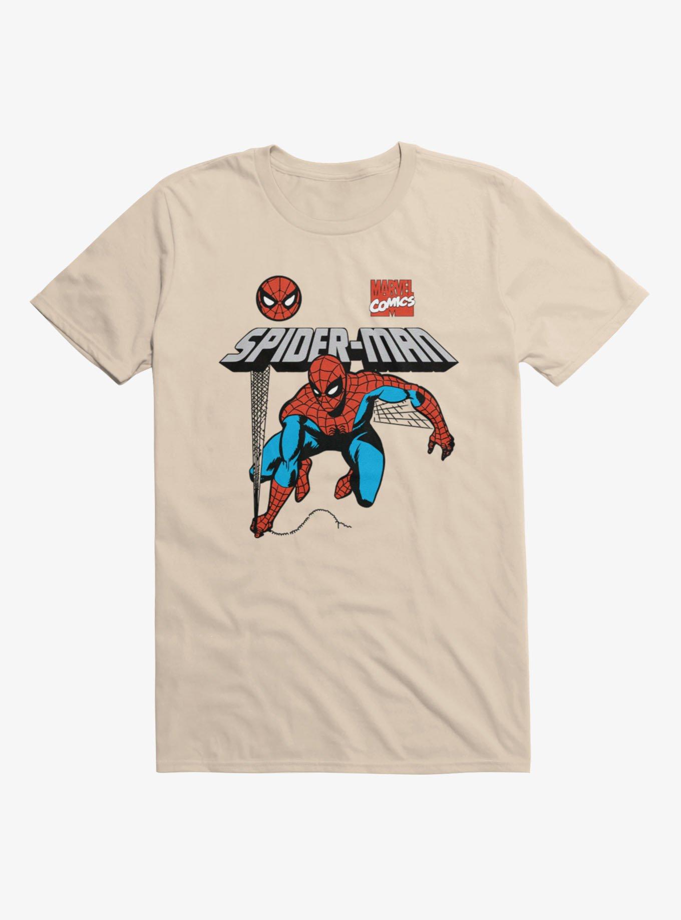 Marvel Spider-Man Iconic Pose With Web T-Shirt