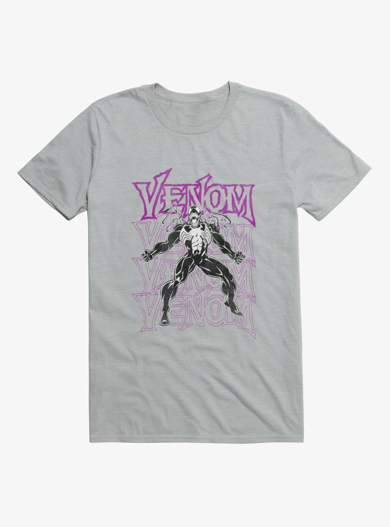Marvel Venom Classic Purple Strong Pose T-Shirt