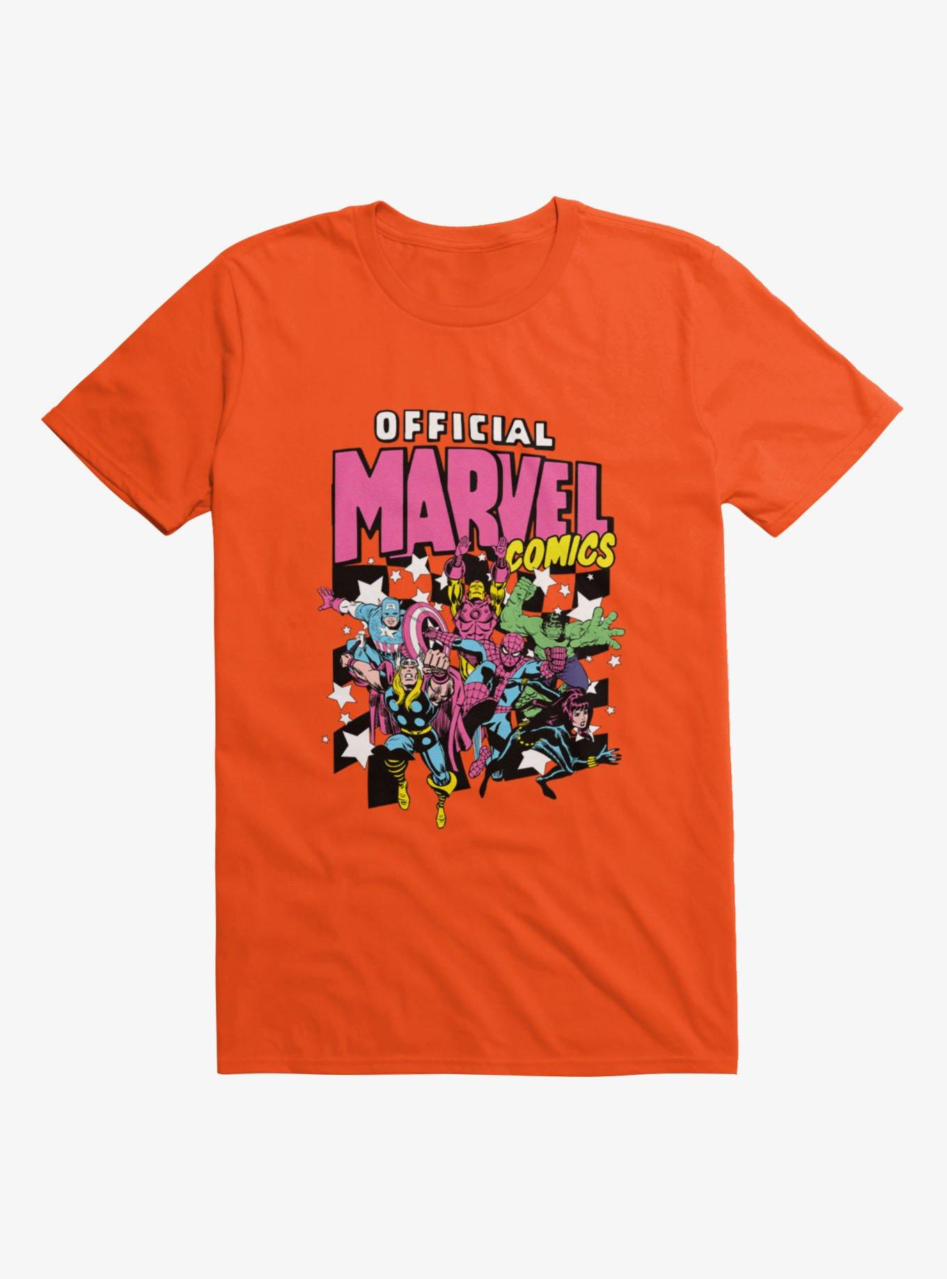 Marvel Avengers Official Hero Portrait T-Shirt, , hi-res view 1