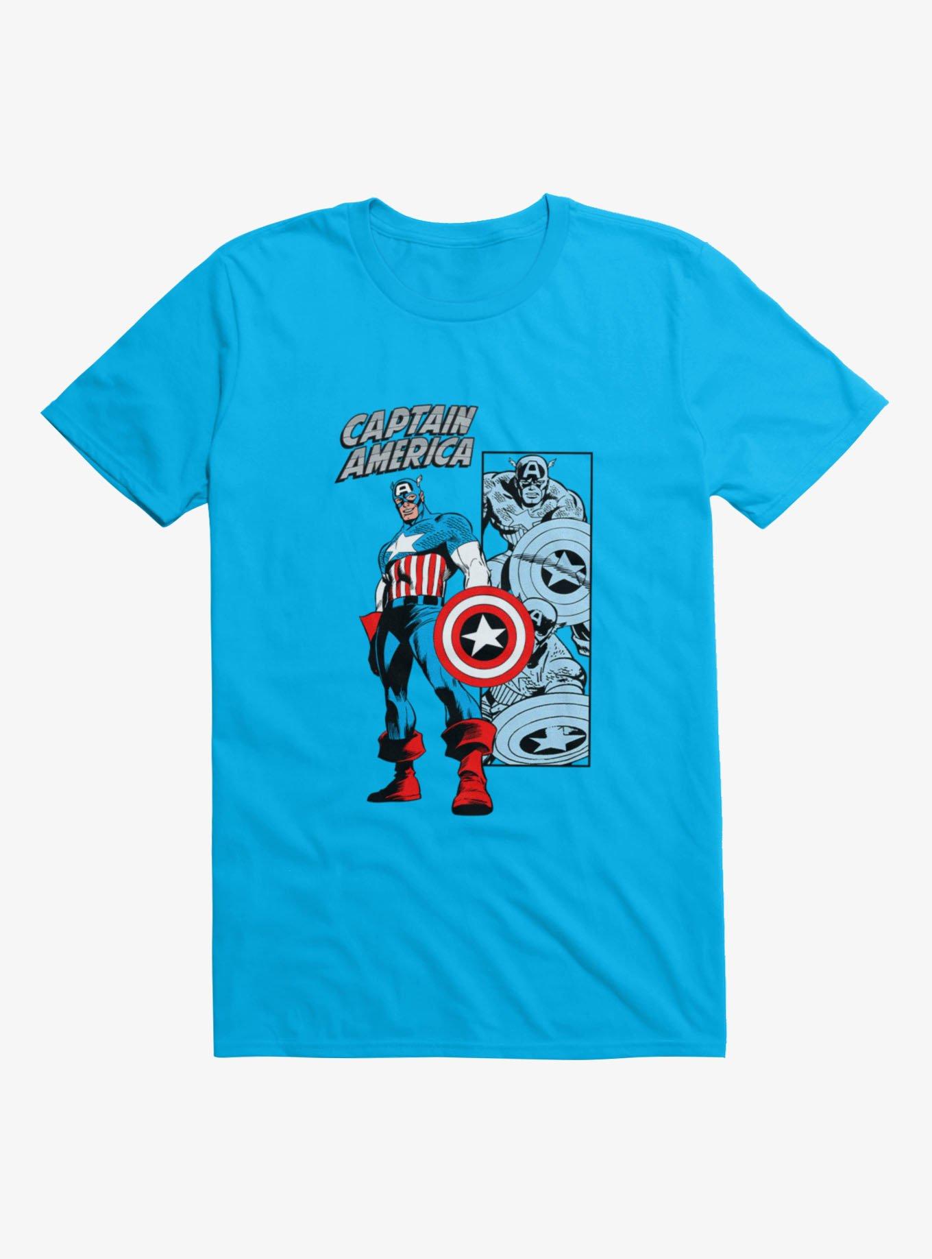 Marvel Captain America Hero Panel T-Shirt