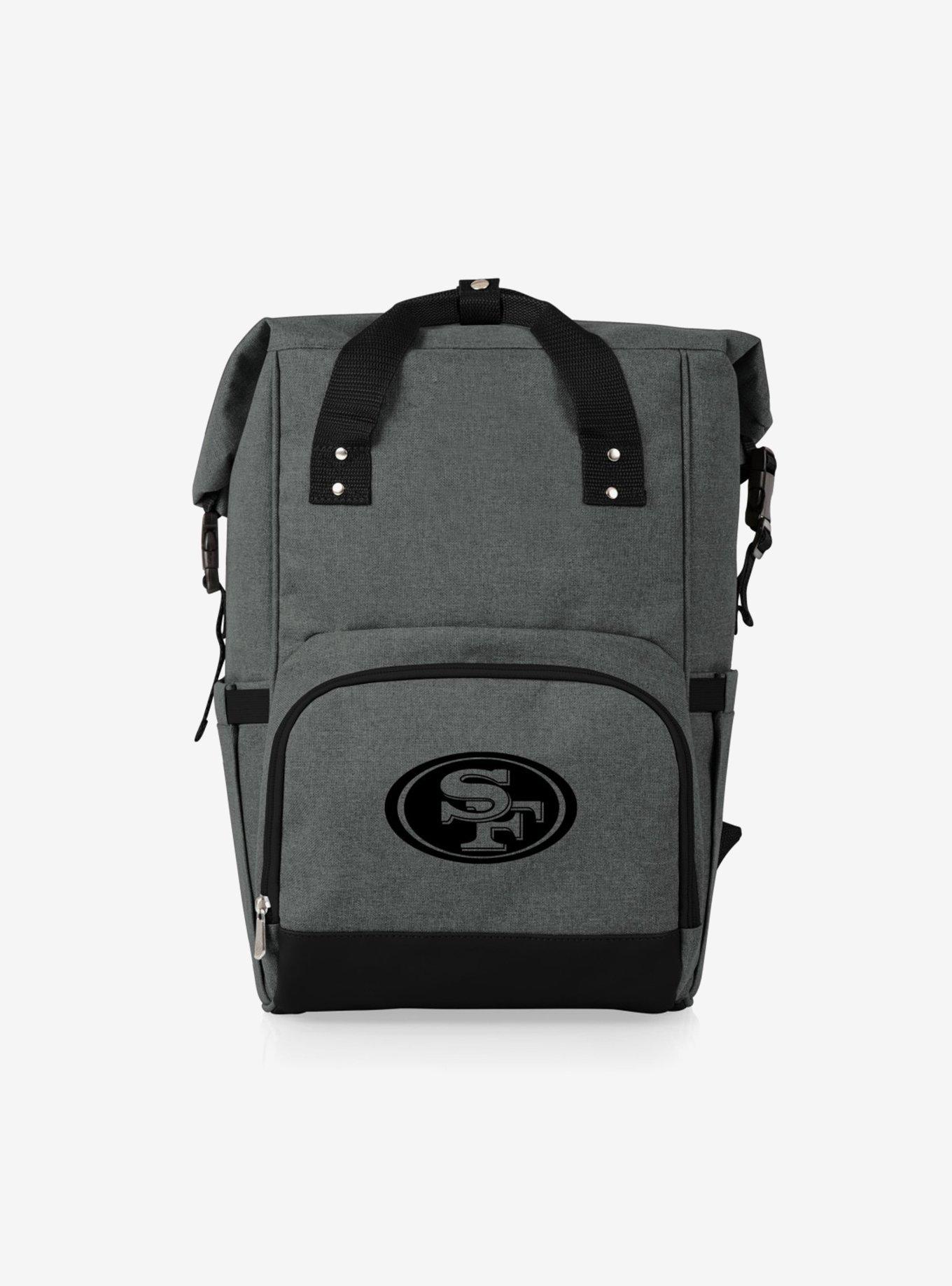 NFL San Francisco 49ers On The Go Roll-Top Cooler Backpack, , hi-res