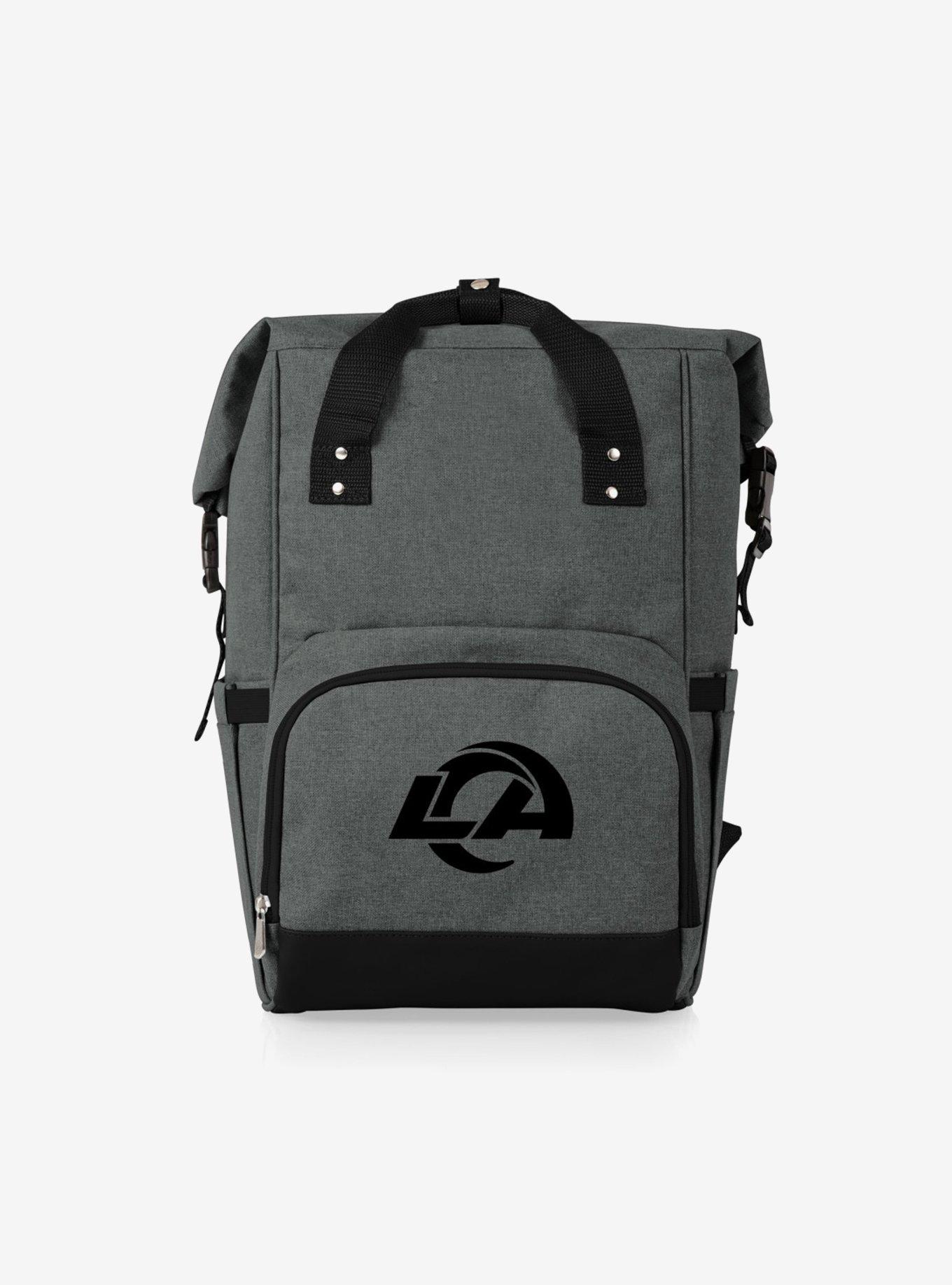 NFL Los Angeles Rams On The Go Roll-Top Cooler Backpack, , hi-res