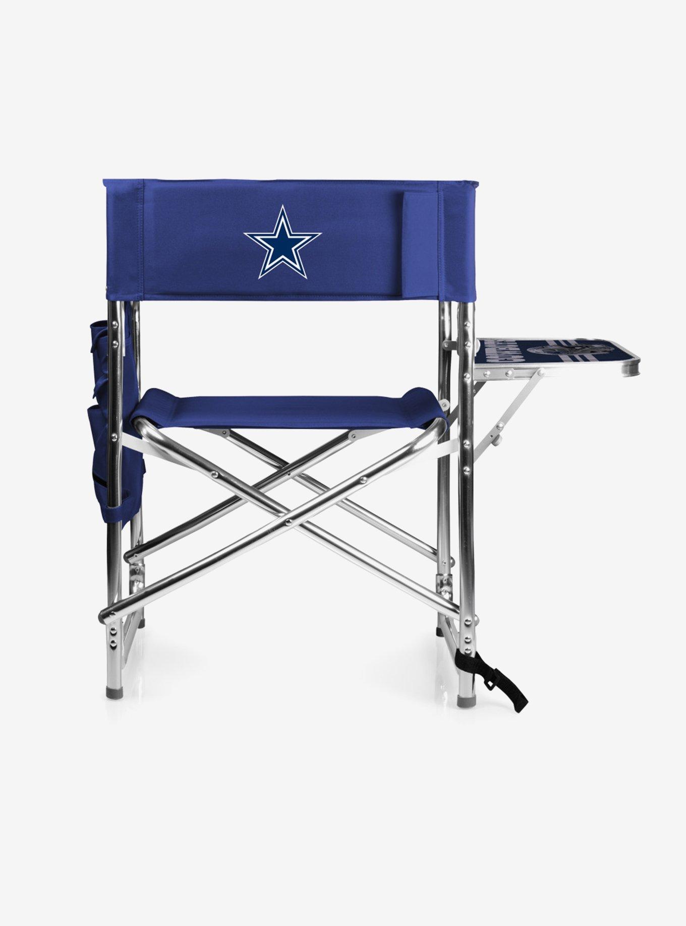 NFL Dallas Cowboys Camping Chair & Side Table Blue