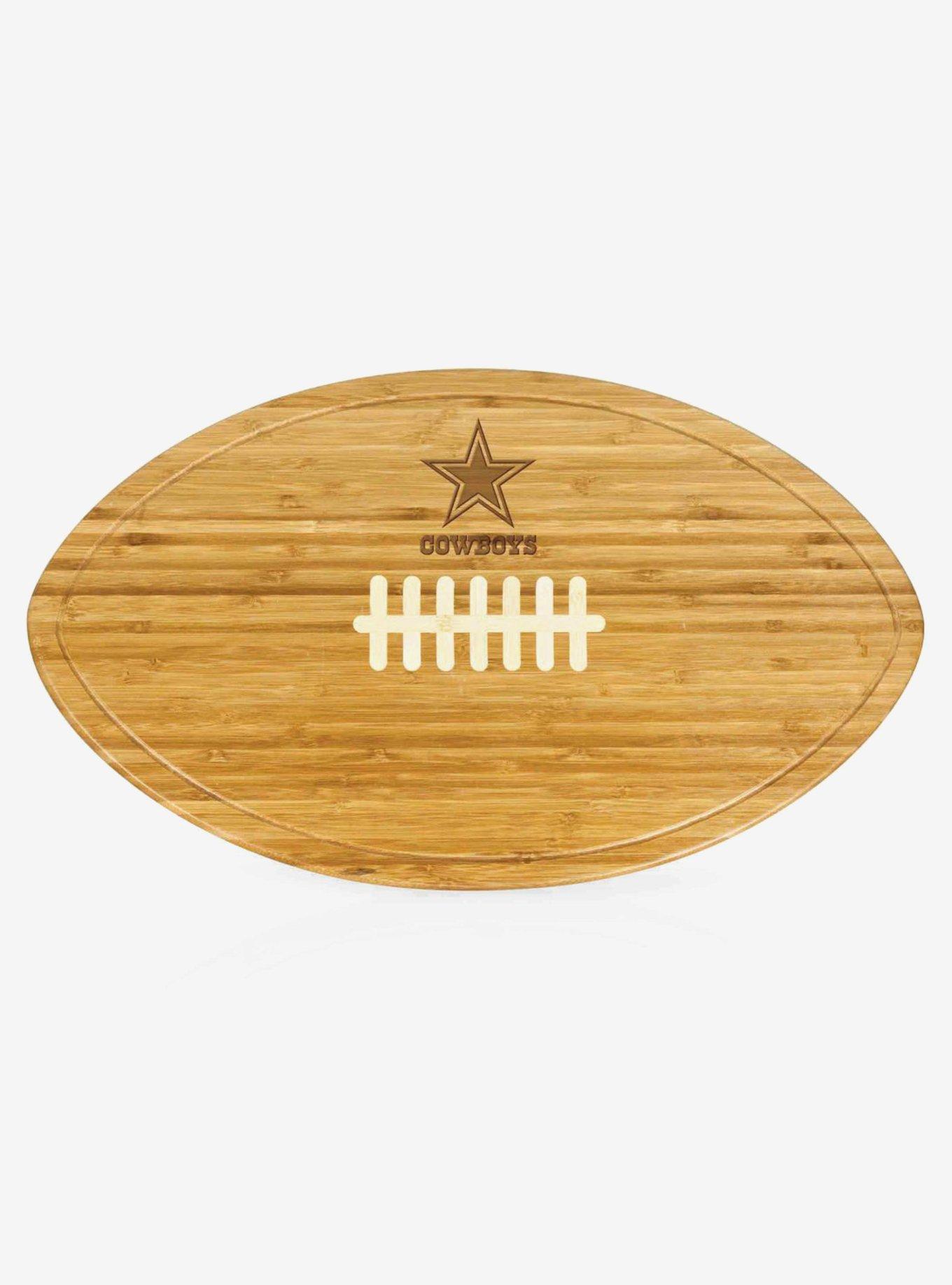 NFL Dallas Cowboys XL Football Cutting Board & Serving Tray, , hi-res
