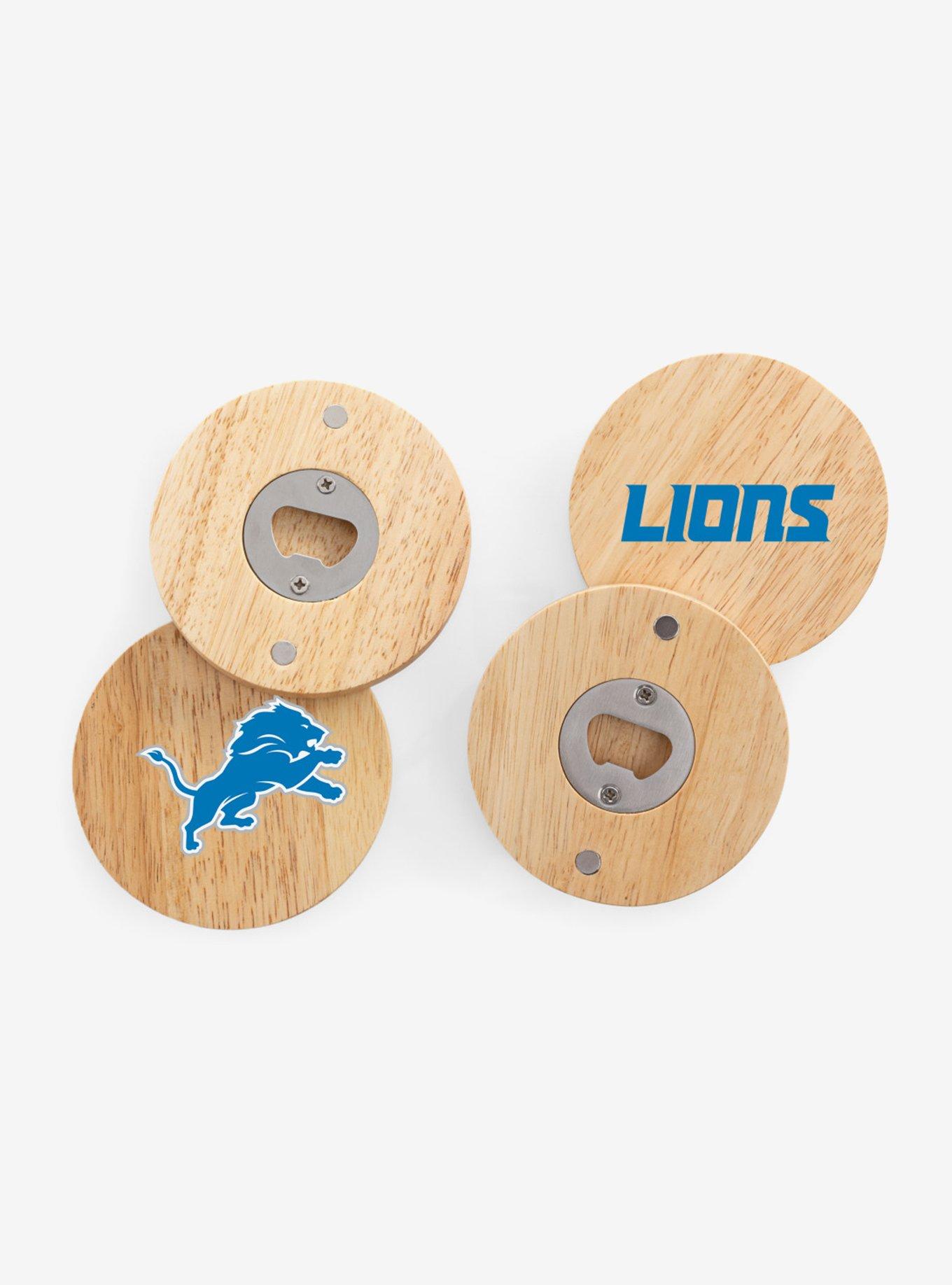 NFL Detroit Lions Coaster Magnets With Bottle Openers Set of 4, , hi-res