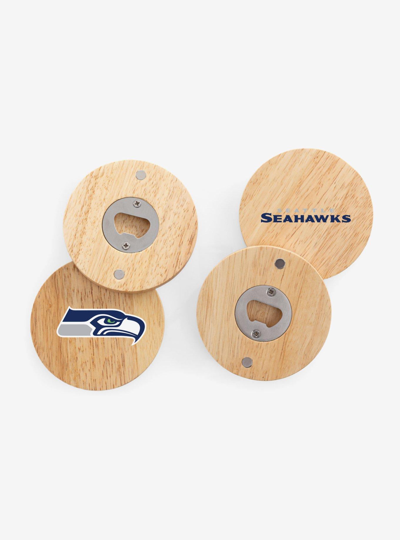 NFL Seattle Seahawks Coaster Magnets With Bottle Openers Set of 4, , hi-res
