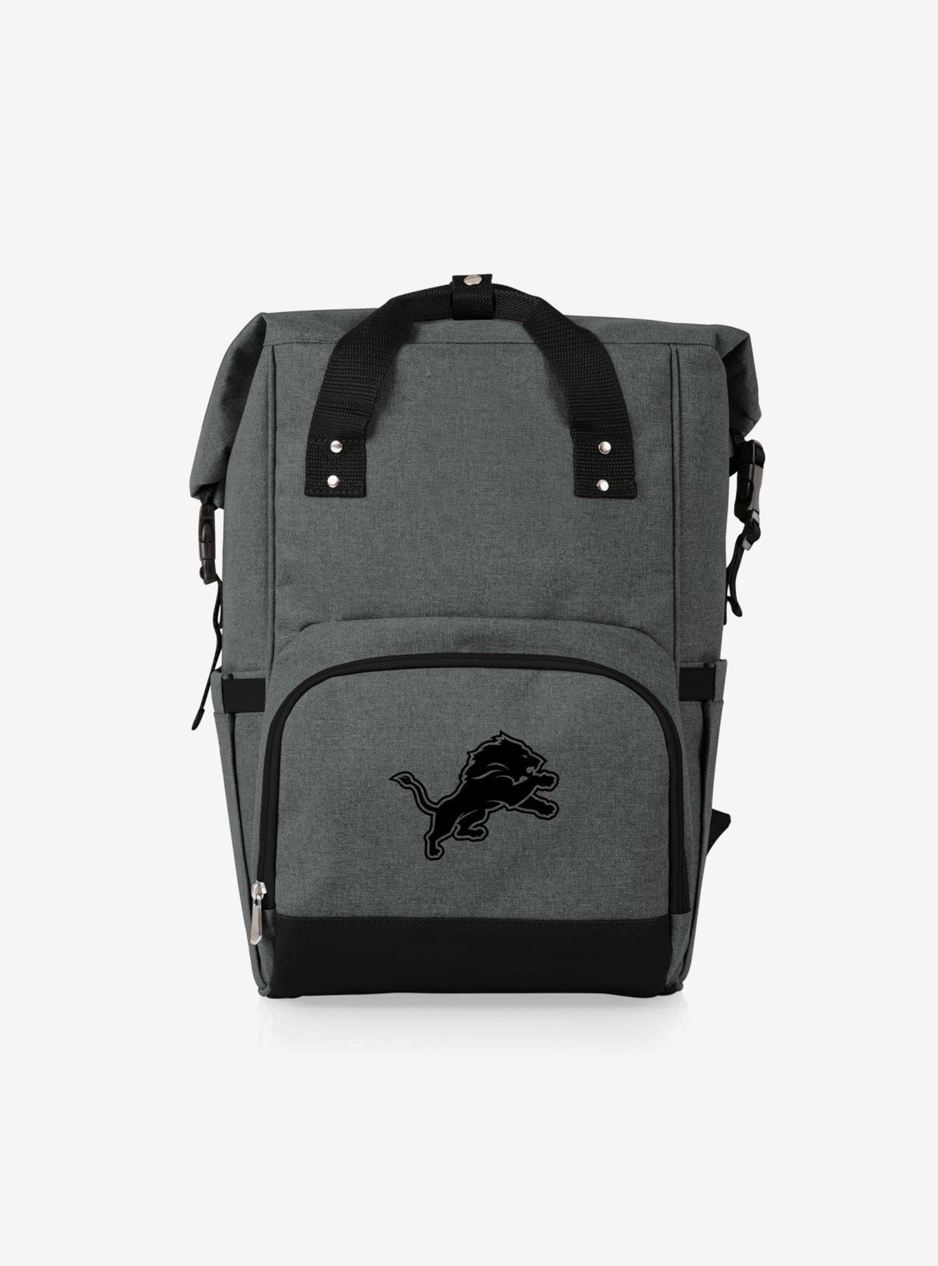 NFL Detroit Lions On The Go Roll-Top Cooler Backpack, , hi-res
