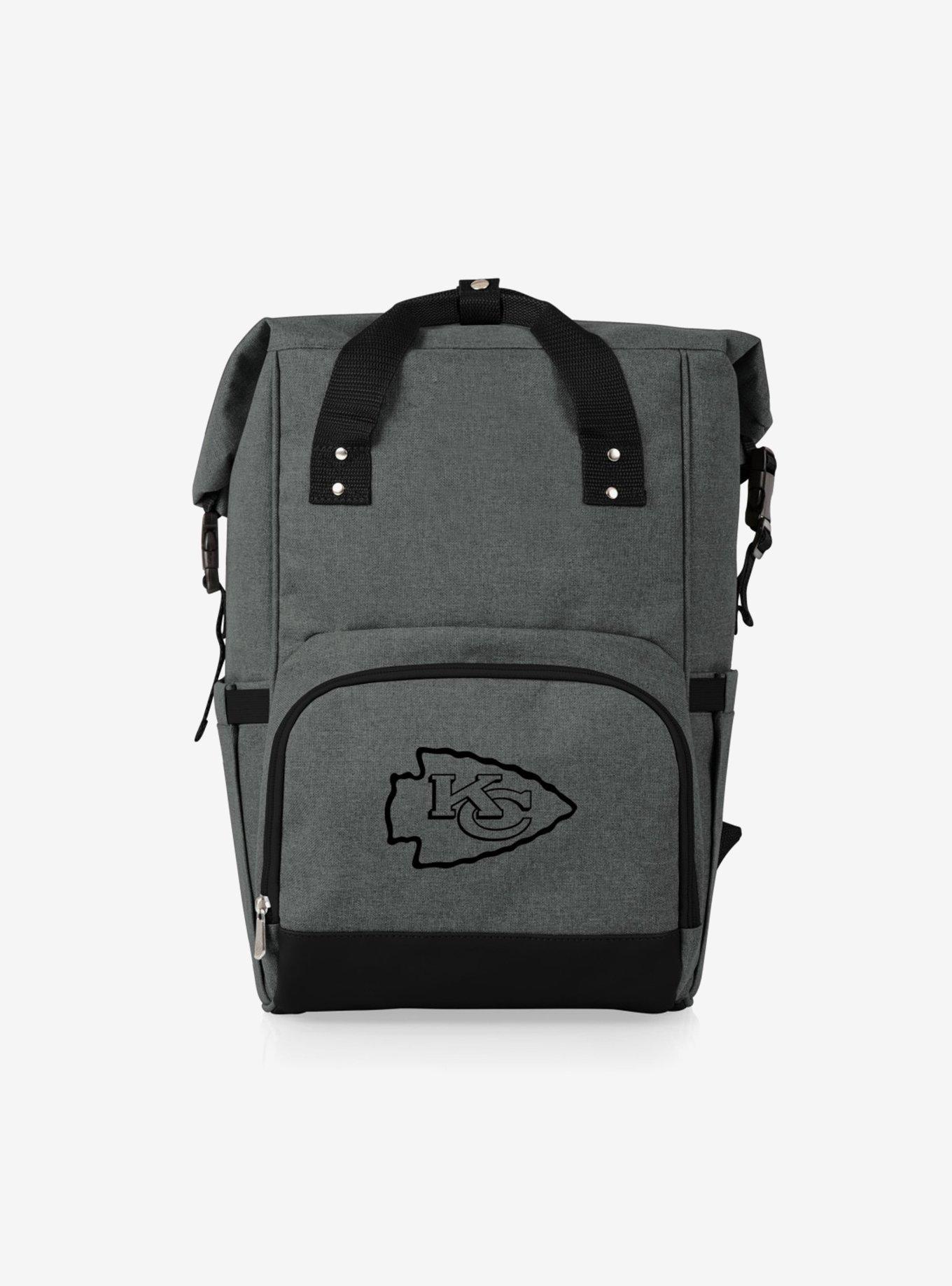 NFL Kansas City Chiefs On The Go Roll-Top Cooler Backpack, , hi-res
