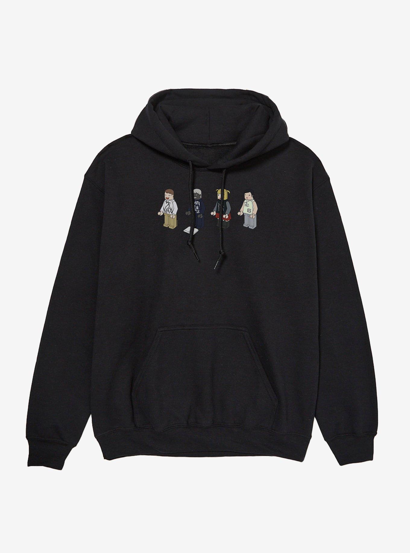 Death Note Block Figurines Characters Hoodie