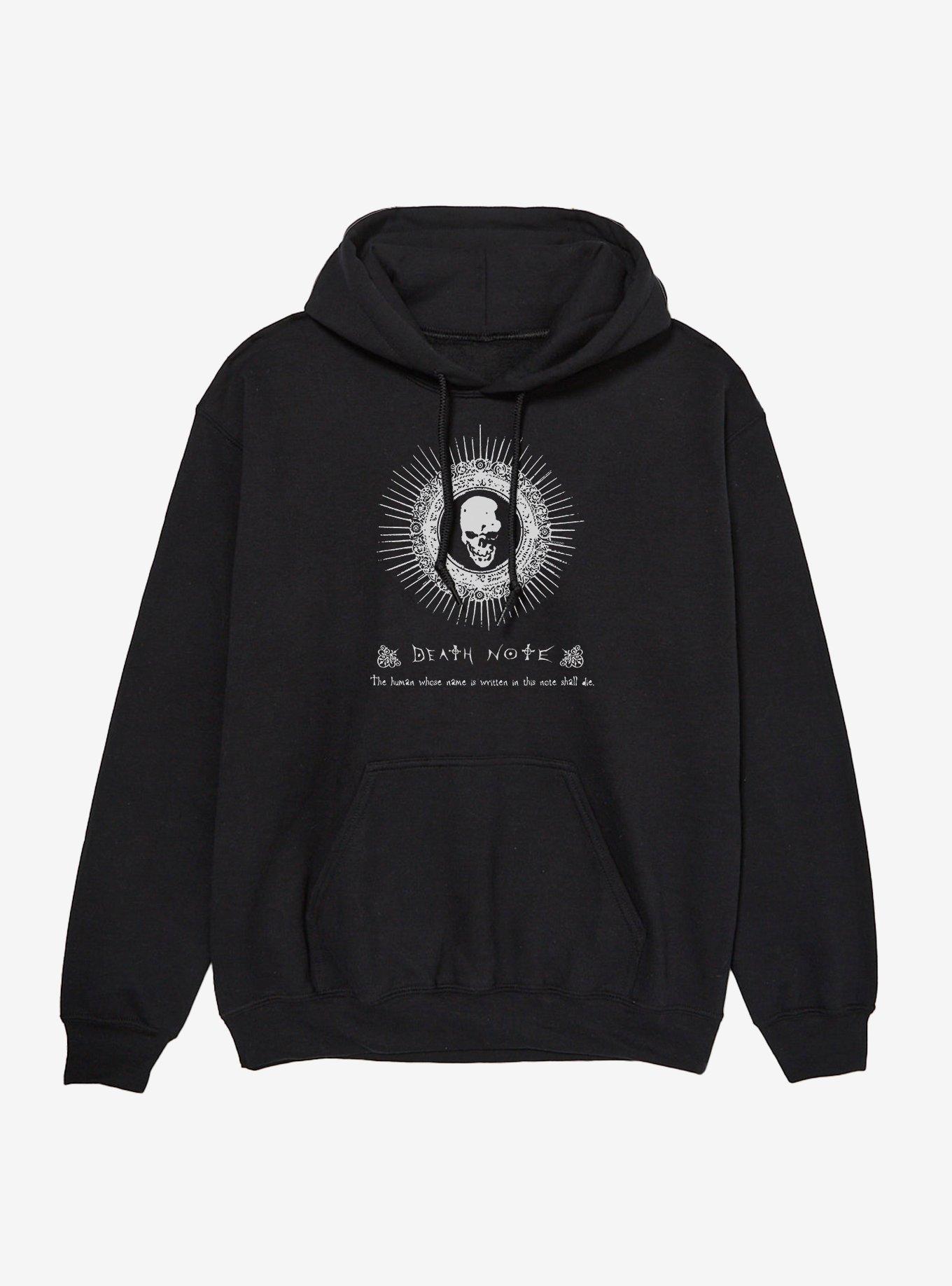 Death Note Whose Name Is Written Skull Mark Hoodie, , hi-res