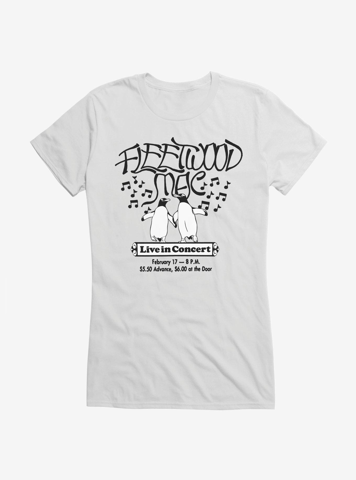 Fleetwood Mac Live In Concert Penguins Flyer Girls T-Shirt, , hi-res