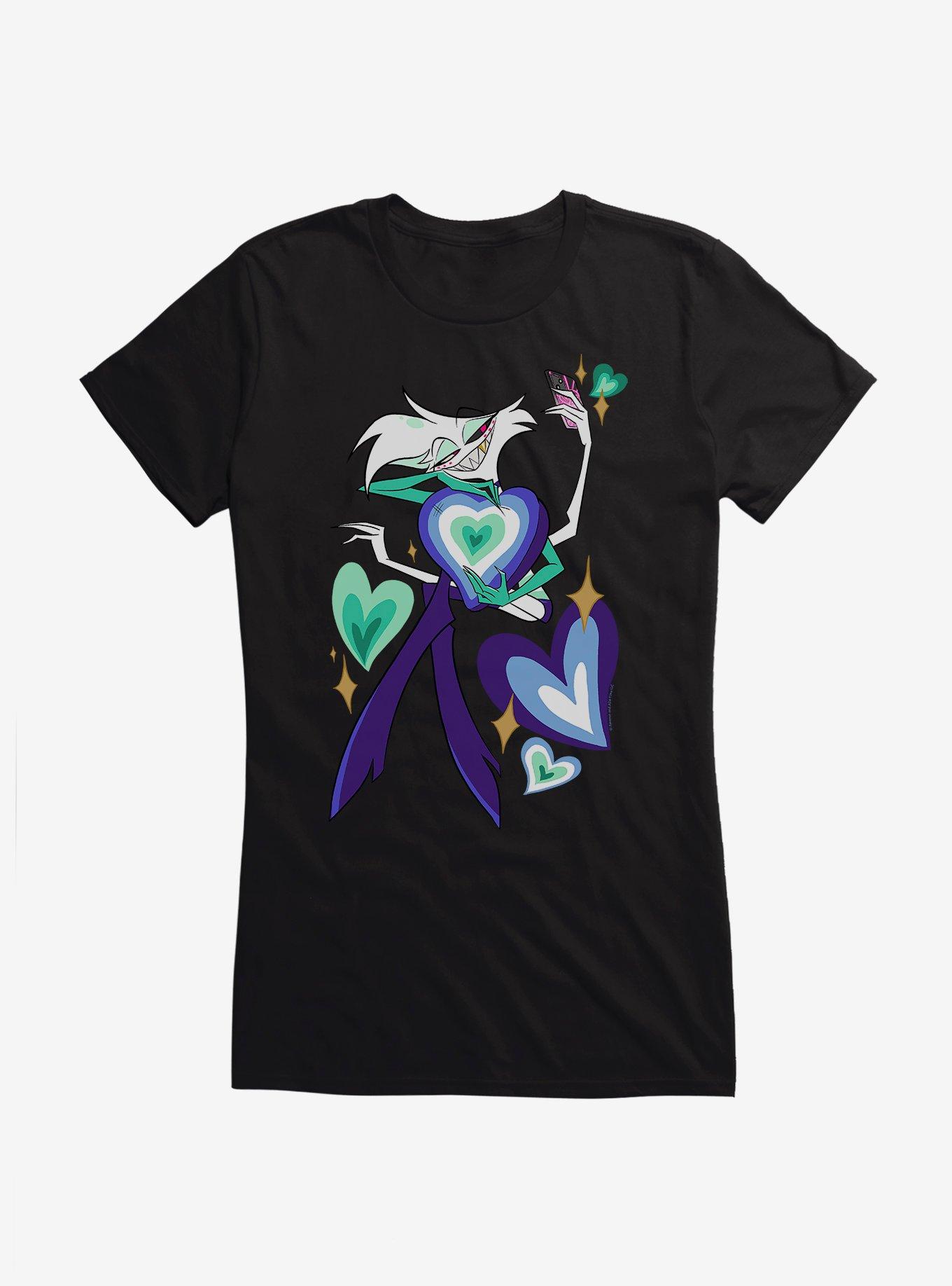 Hazbin Hotel Angel Dust Pride Girls T-Shirt, , hi-res