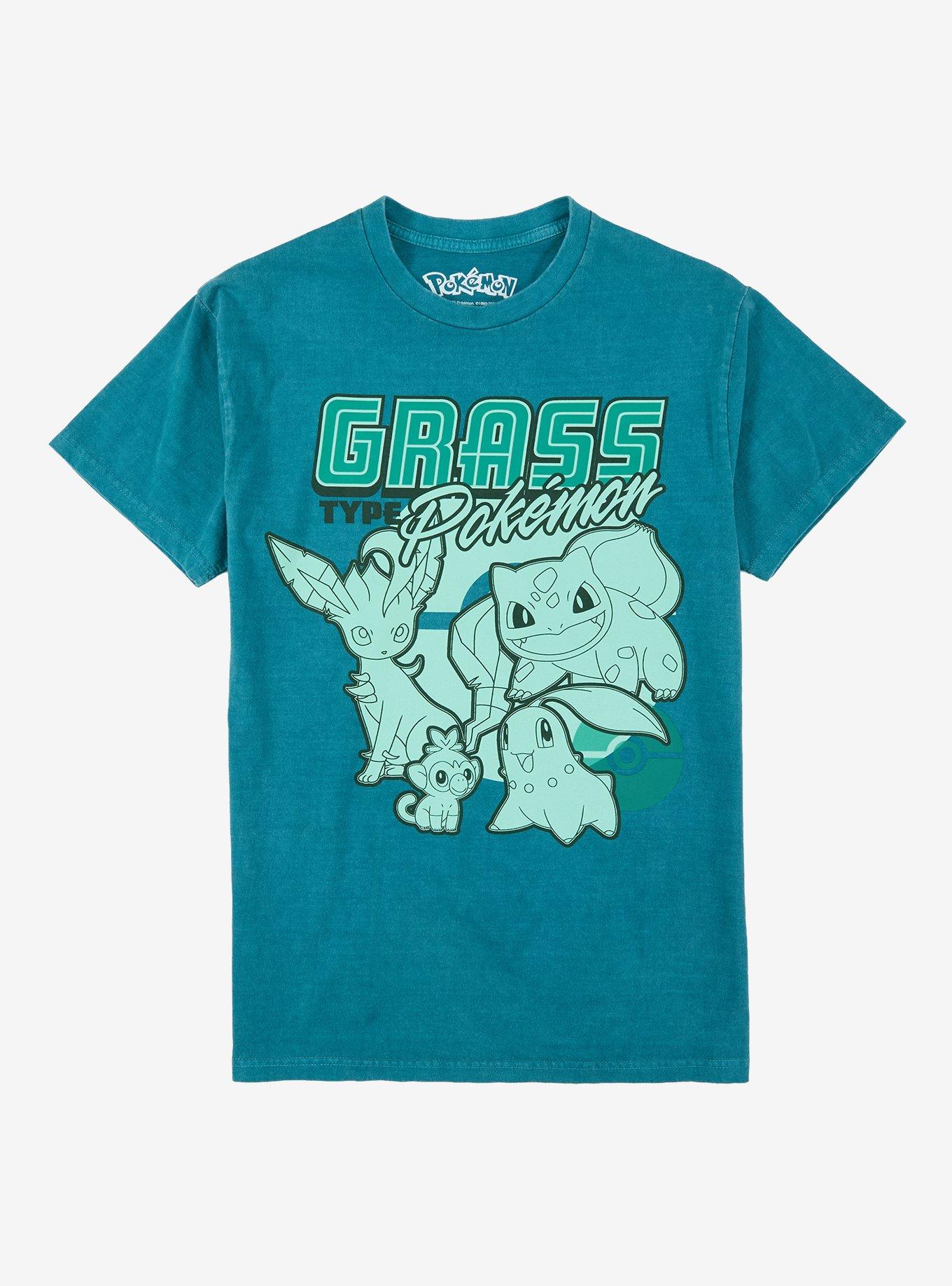 Pokémon Grass-Type Collage T-Shirt