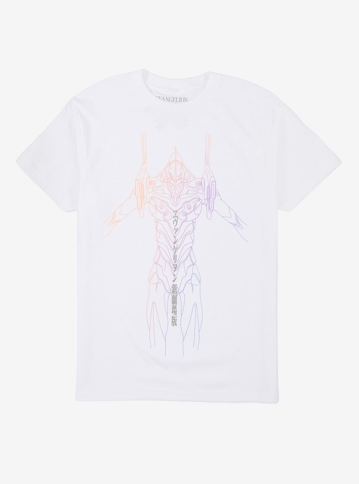 Neon Genesis Evangelion Eva-01 Line Art T-Shirt