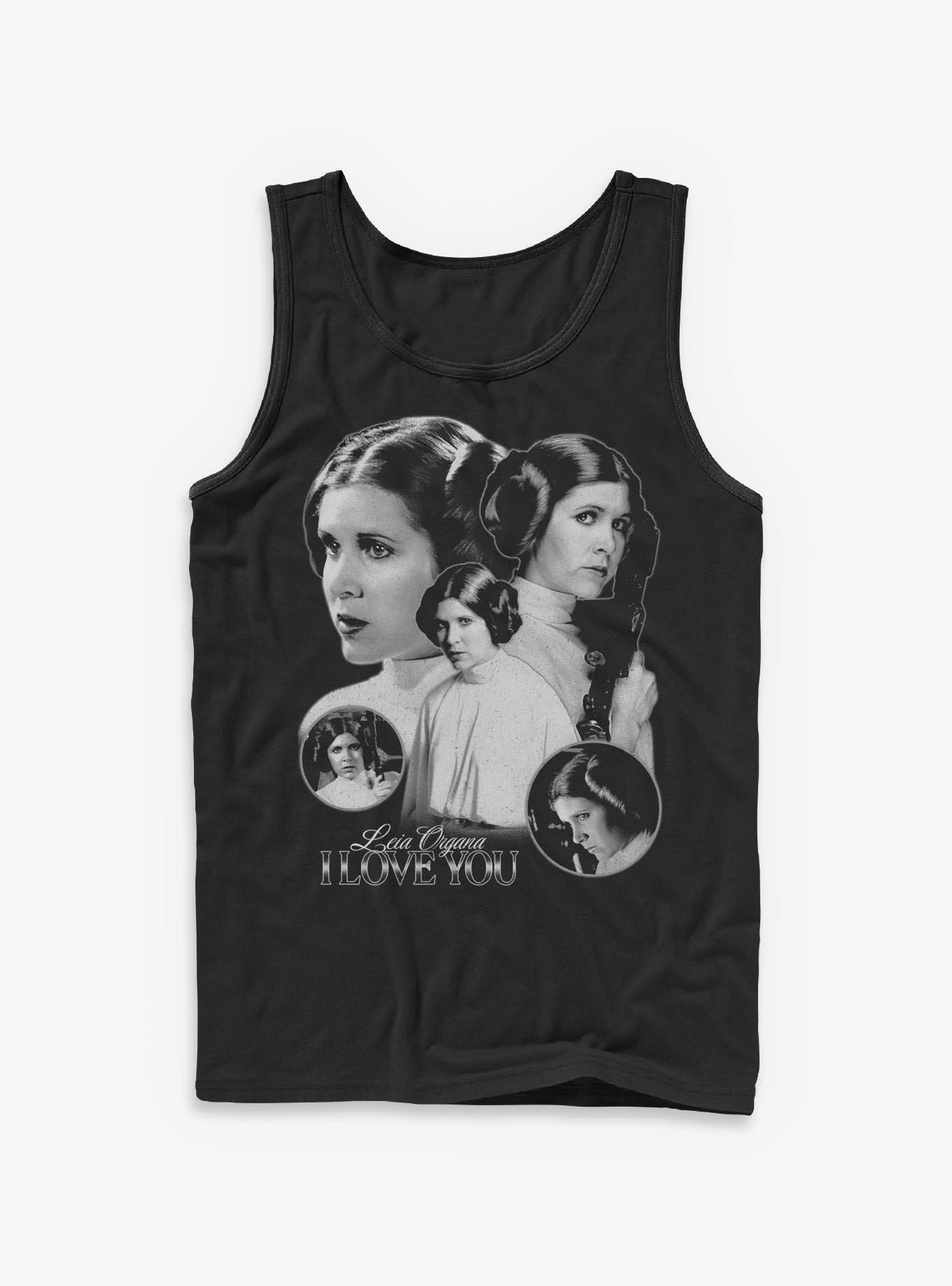 Star Wars Leia Organa I Love You Tank