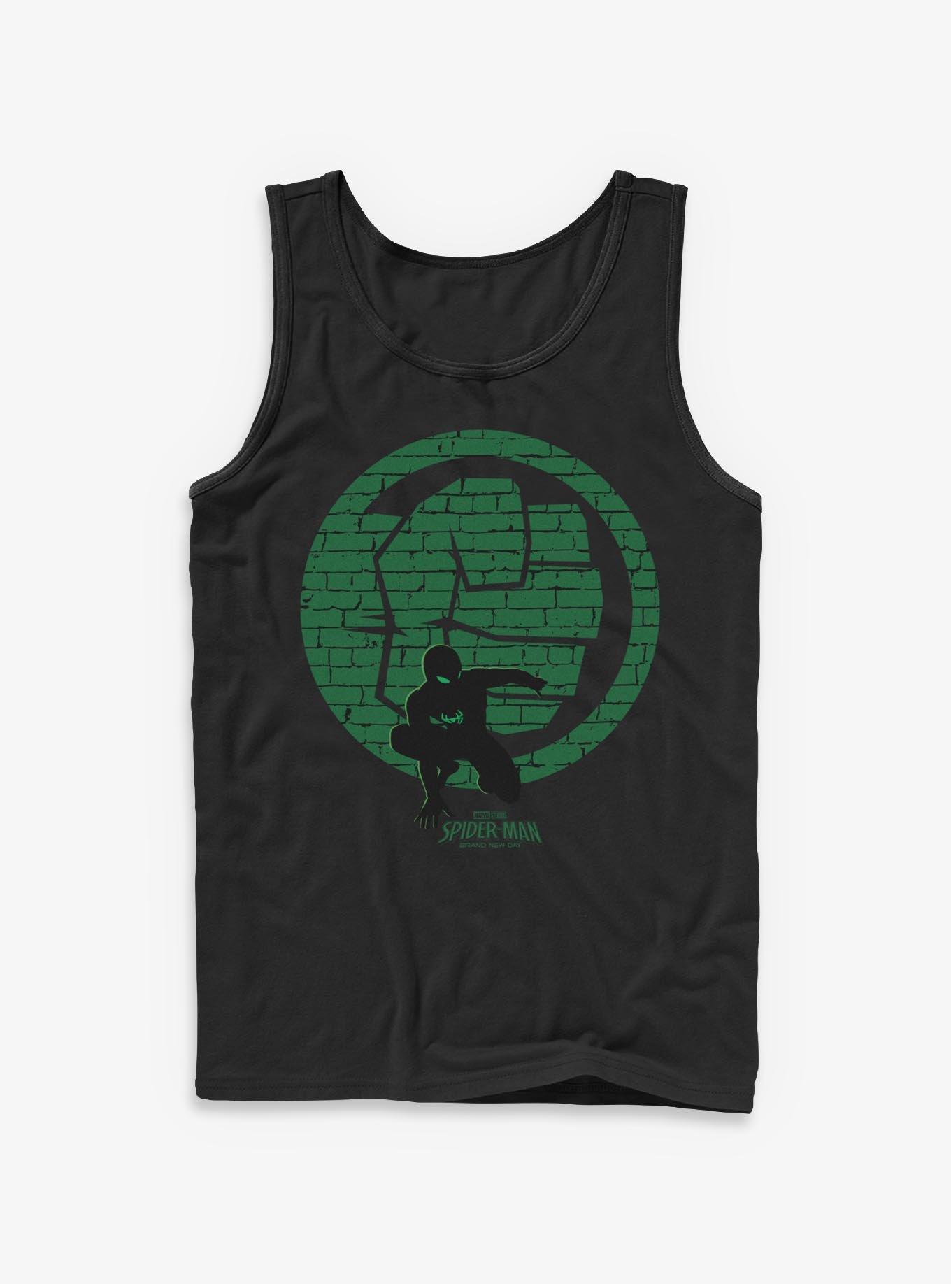 Marvel Spider-Man: Brand New Day Spiderman & Hulk Icon Tank, BLACK, hi-res view 1