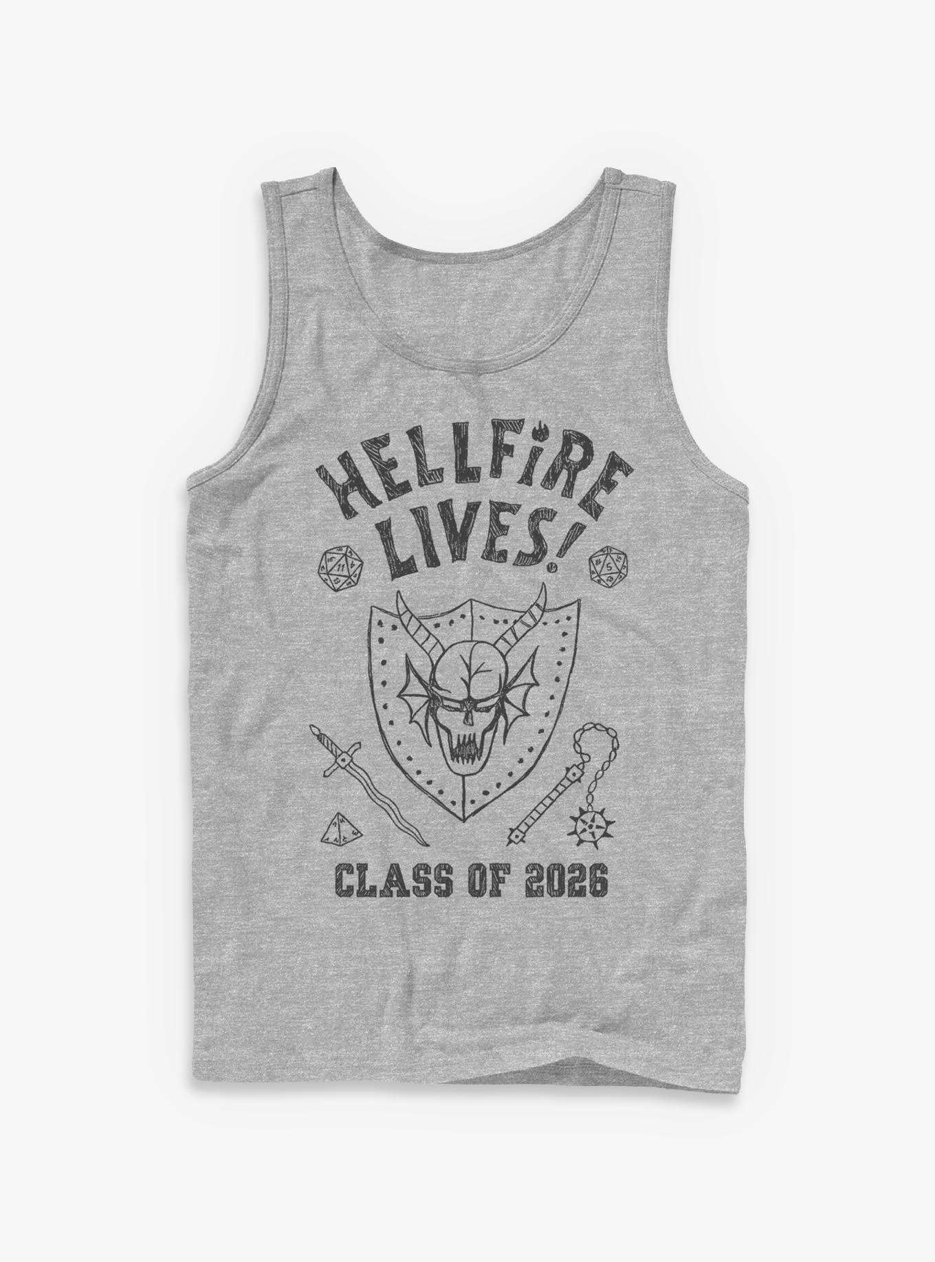 Stranger Things Hellfire Lives Class Of 2026 Tank