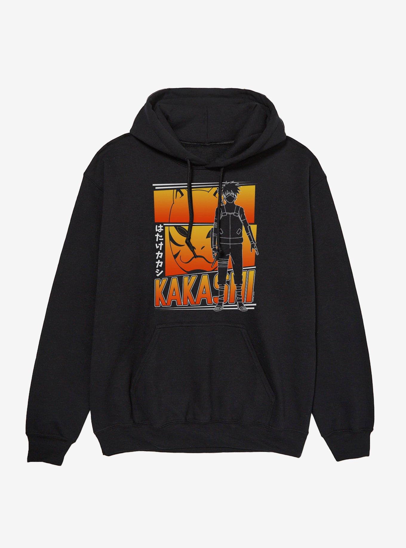 Naruto Shippuden Kakashi Frames Hoodie, , hi-res