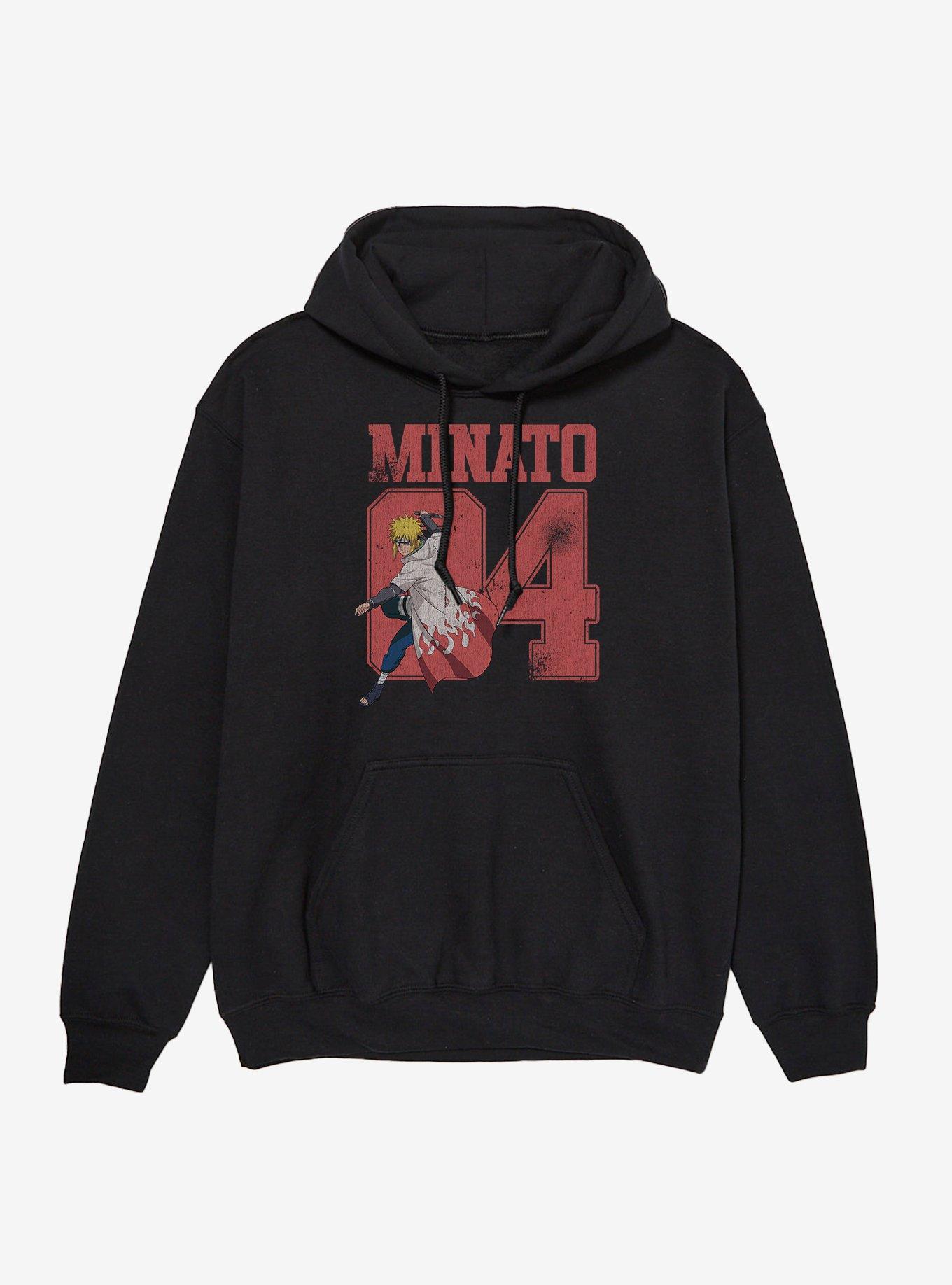 Naruto Shippuden Vintage Number Minato 4th Hokage Hoodie, , hi-res