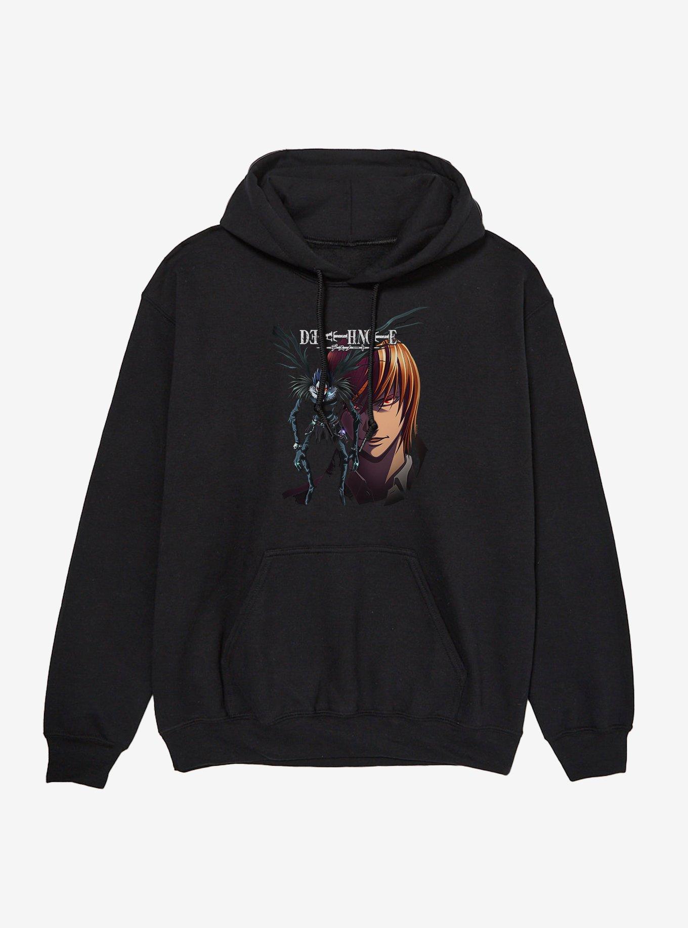 Death Note Winged Ryuk & Light Portrait Hoodie, , hi-res