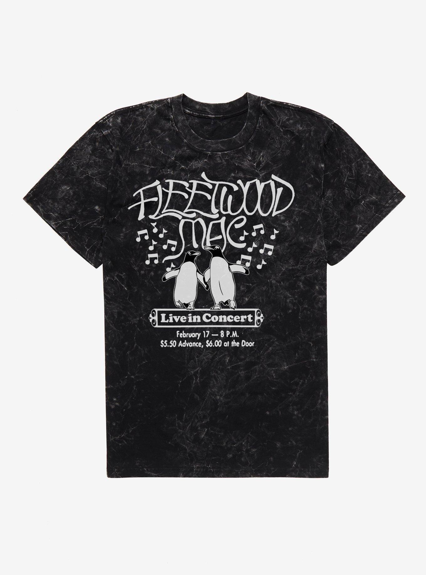 Fleetwood Mac Live In Concert Penguins Flyer Mineral Wash T-Shirt, , hi-res