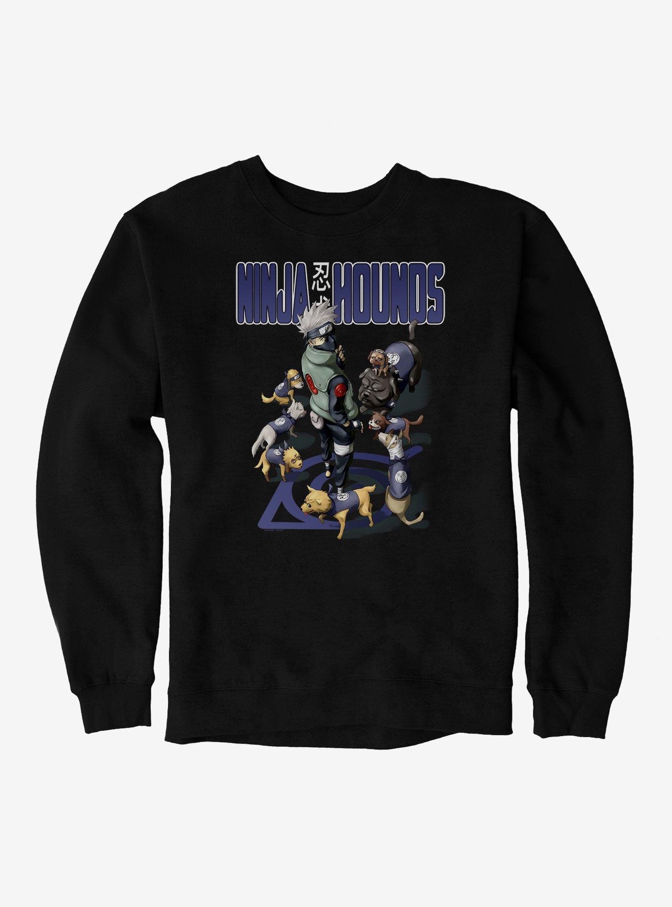 Naruto Shippuden Kakashi Ninja Hounds Dogs Sweatshirt