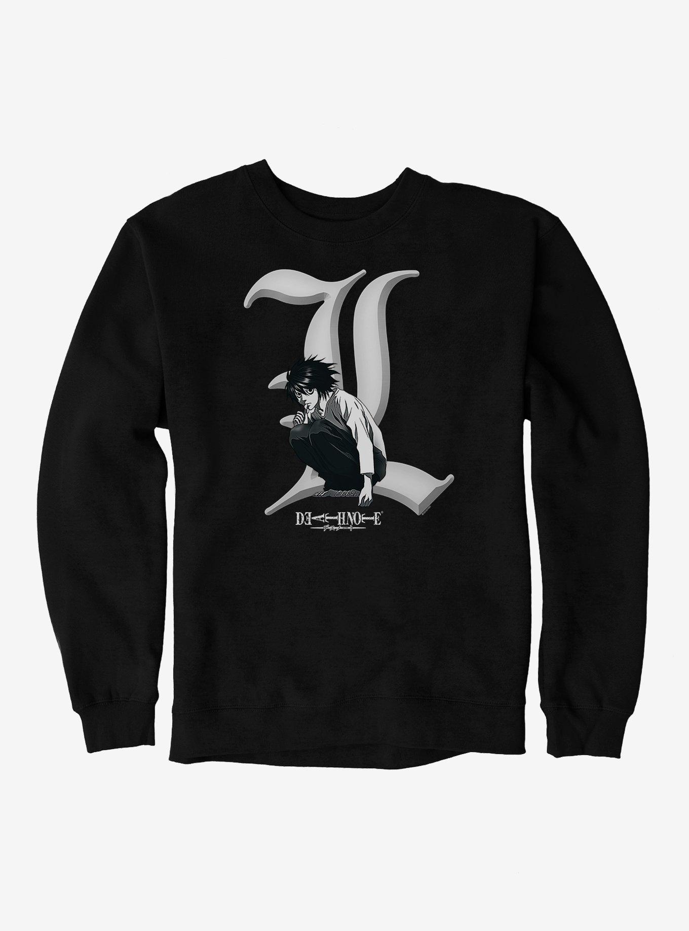 Death Note L On Letter L Sweatshirt